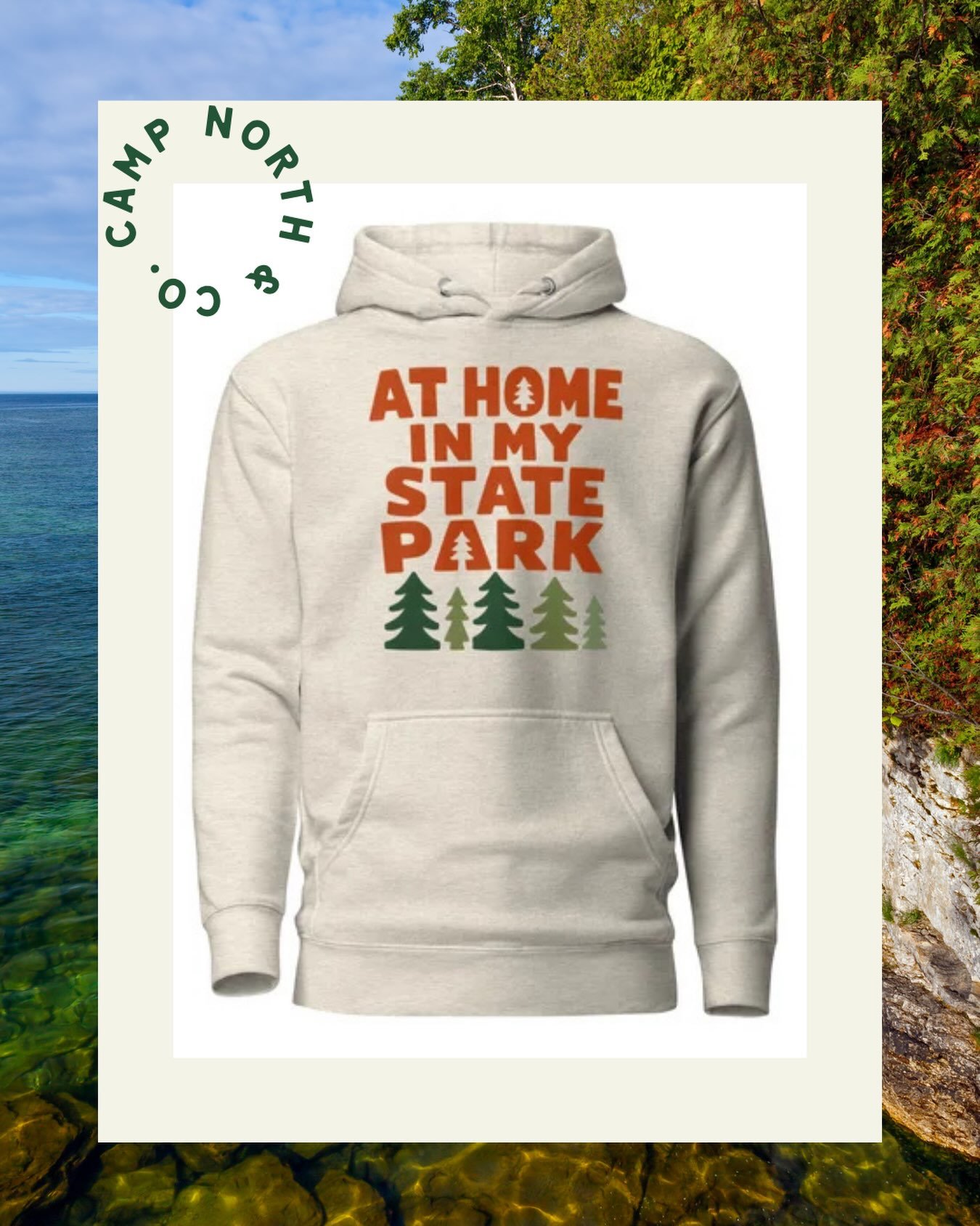 We can&rsquo;t resist another peek at what&rsquo;s coming this fall. 🍂🍁

If you love Wisconsin State Parks, especially in Door County, you&rsquo;re going to want to stick around. 🌲🌲🌲

New collection drops September 1. 

Stay Cozy 🏕️

#campnorth