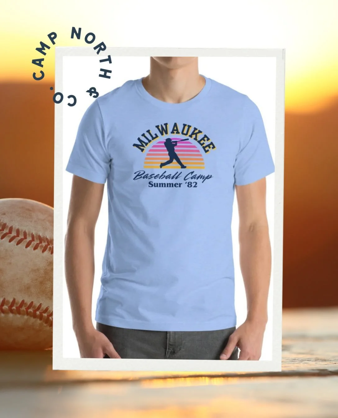 Jump on the bandwagon with the new Milwaukee Bandwagon Tee! ⚾️

A little vintage baseball camp nostalgia, straight from the summer of &rsquo;82.

Now available in the camp store. 

Stay Cozy 🏕️

#campnorthandco #milwaukee #wisconsin #baseball #vinta