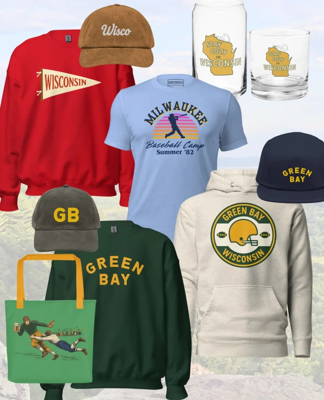 Show your Wisco pride!

From the Northwoods to Milwaukee and everywhere in between, we&rsquo;ve got a little something for Wisconsin lovers.

Stay Cozy 🏕️

#campnorthandco #wisconsin #wiscopride #midwest #staycozy