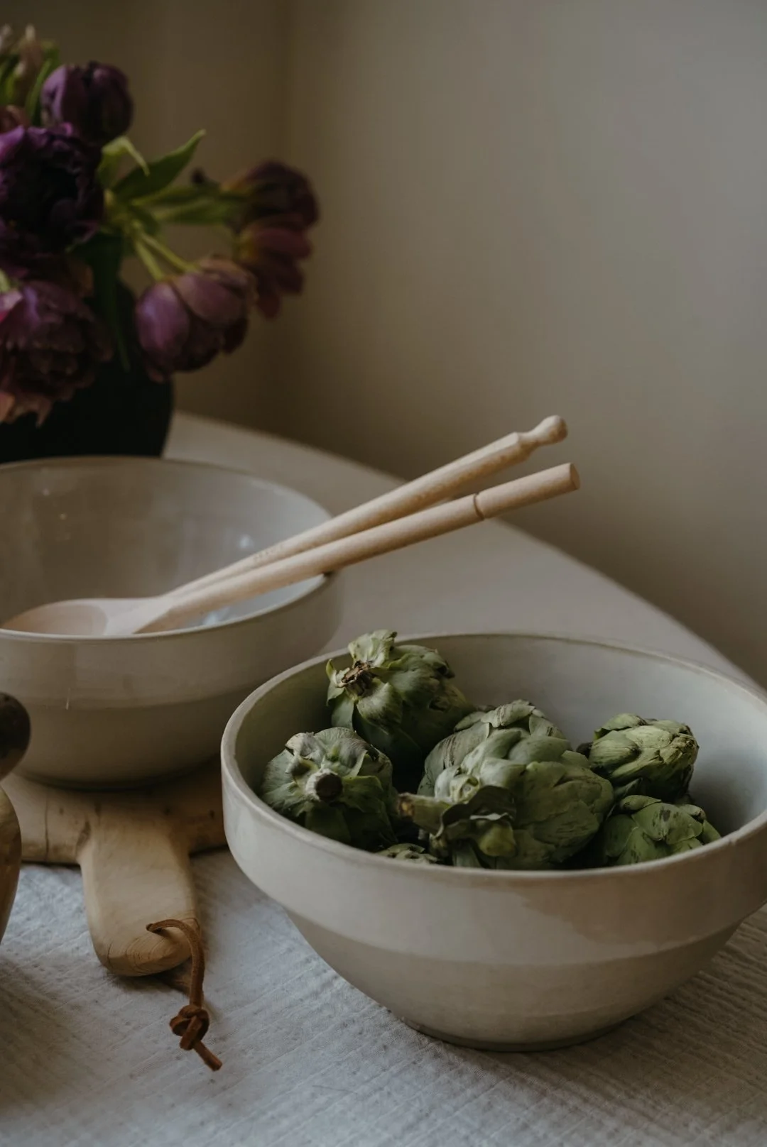 Vintage Digoin Stoneware Bowl I