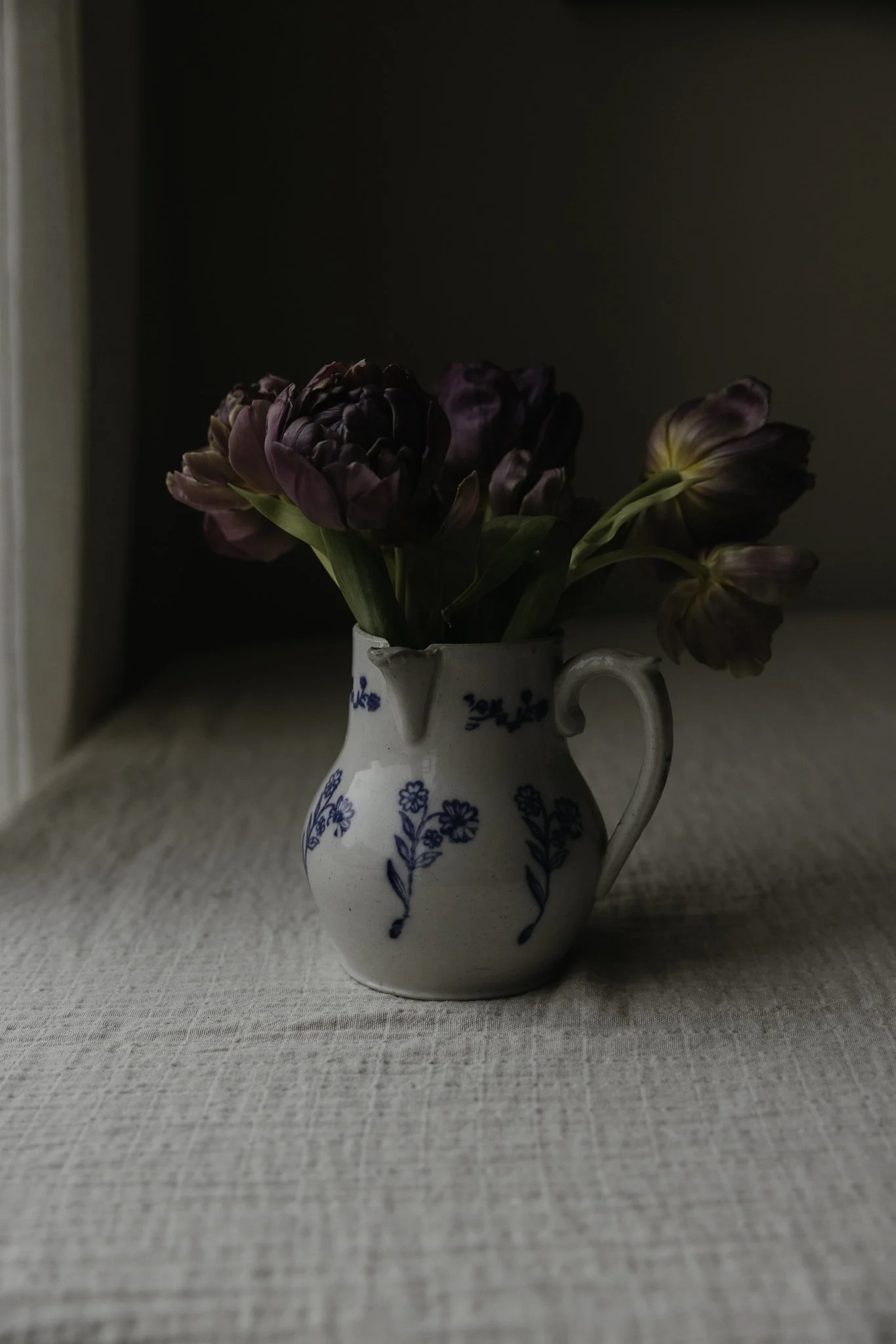 19th Century French Saint Uze Antique Pitcher