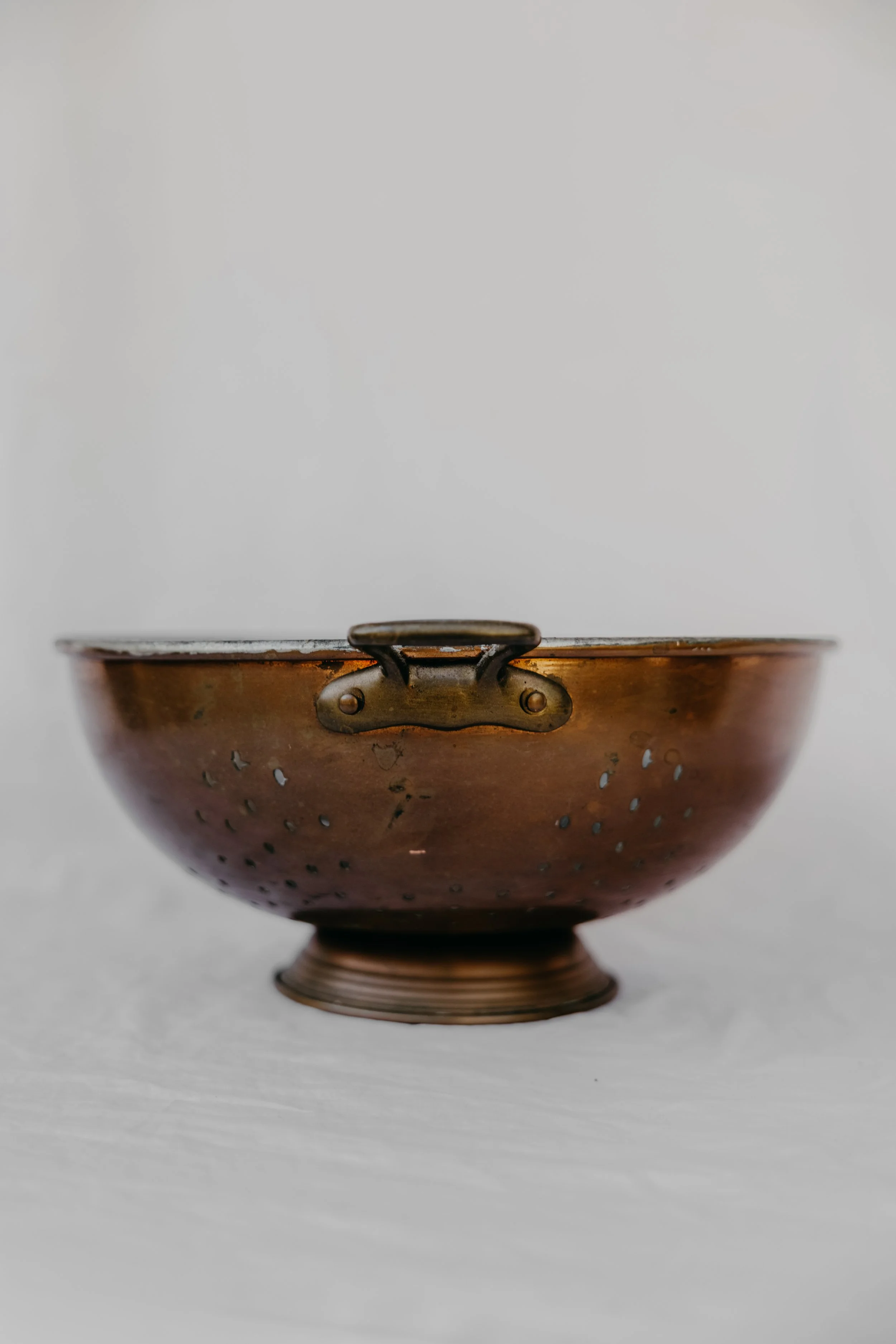 Vintage Copper Colander