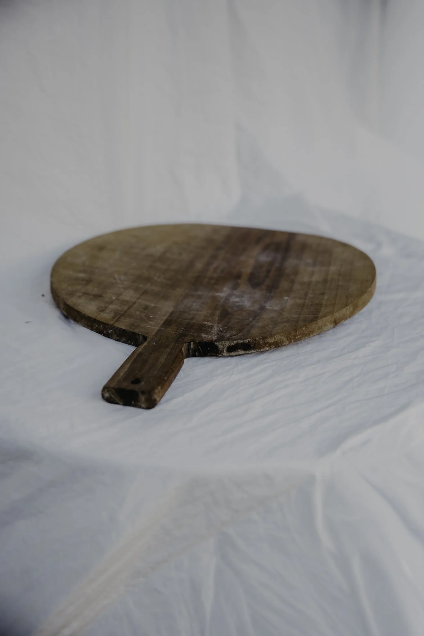 Antique European Cutting Board Round I
