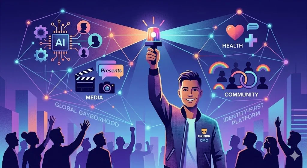 Grindr's CMO Promotion Signals the Maturation of Identity-First Digital Platforms