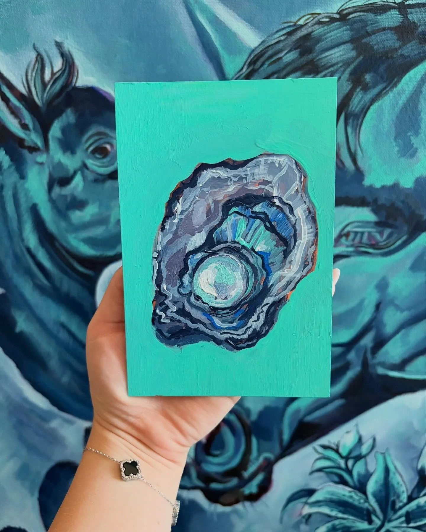 Something a little different ! 🦪 

Acrylic on Copper | Oyster 

{Tags}

#art #artist #artworks #oyster #coastalart #coastalartist #acrylpainting