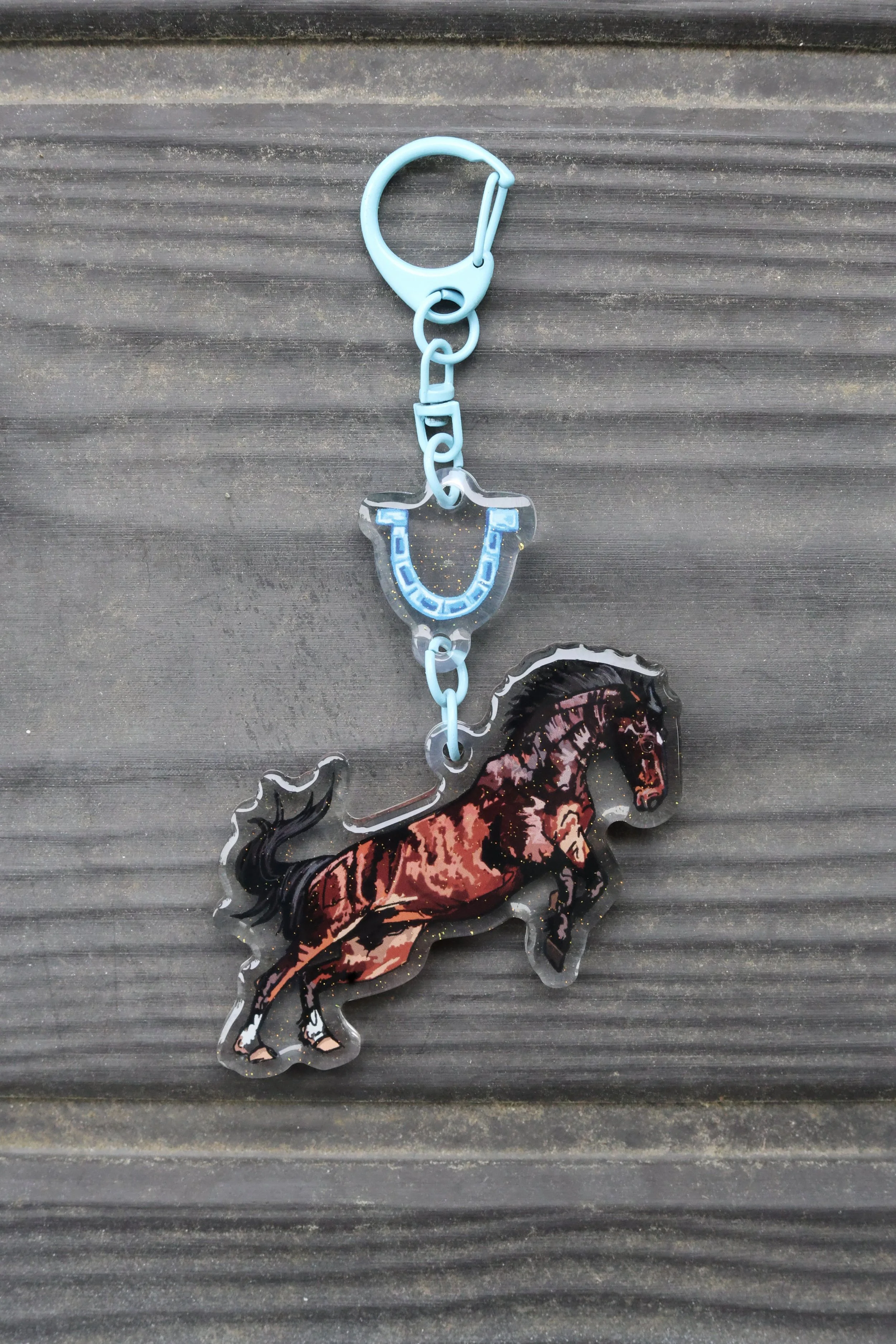 PRE-ORDER "Move Fast" Bay Mustang Epoxie Keychain