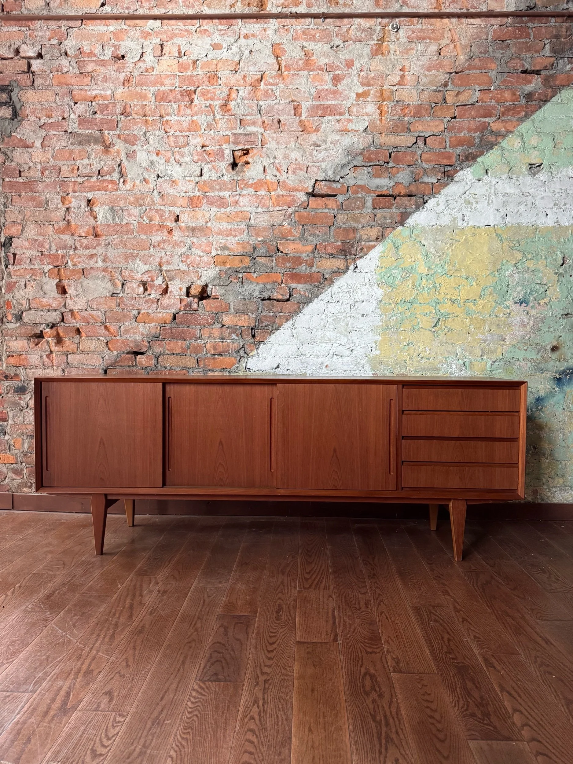 Mid-Century Danish Sideboard by Knud Nielsen for Løsning Mobelfabrik | Circa 1960