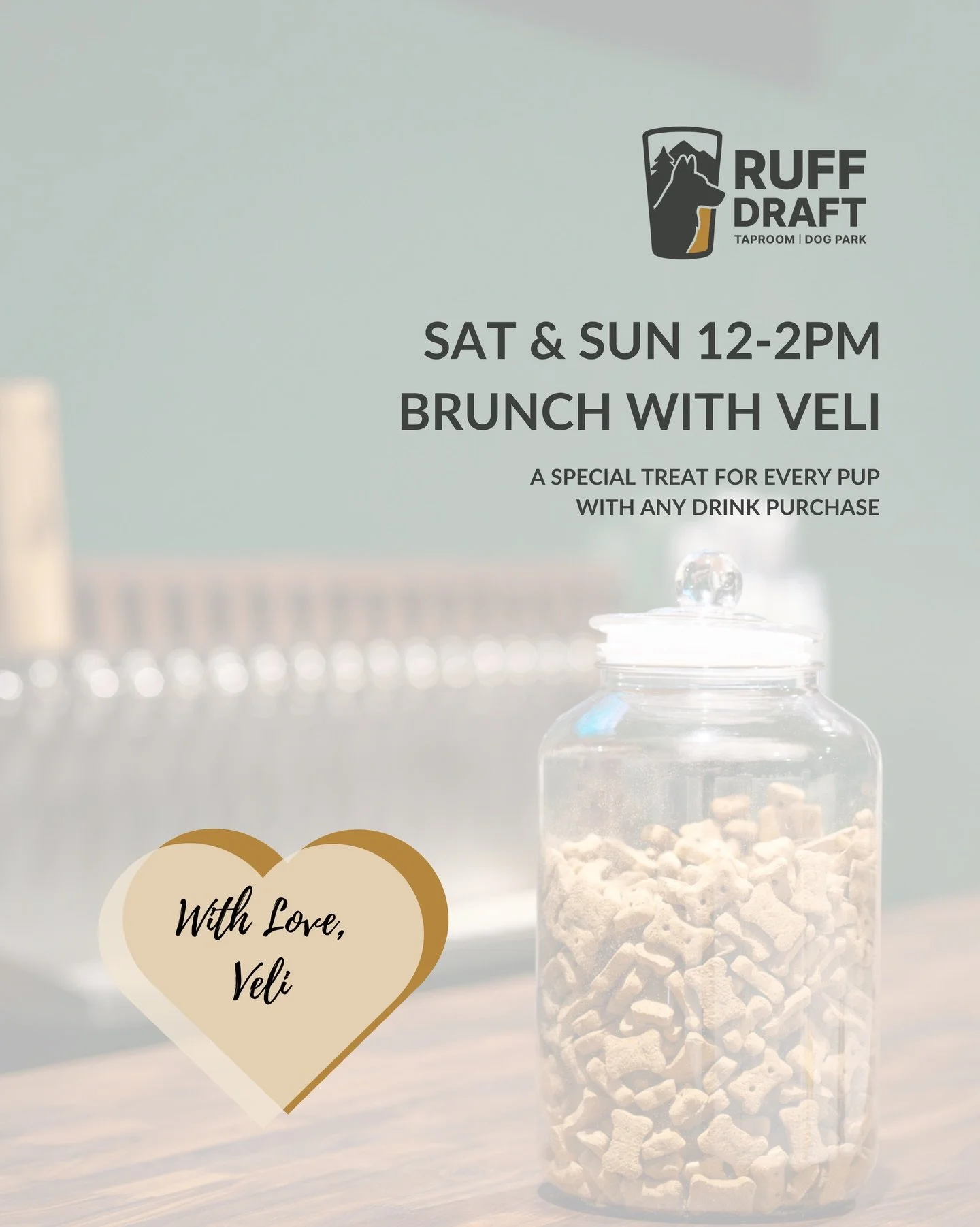 With Love from Veli.

If there&rsquo;s a crowd, Veli&rsquo;s in it. If there&rsquo;s food involved, he&rsquo;s definitely in it.

For Grand Opening Weekend, he&rsquo;s hosting Brunch &mdash; Saturday &amp; Sunday from 12&ndash;2 PM.

Every drink purc