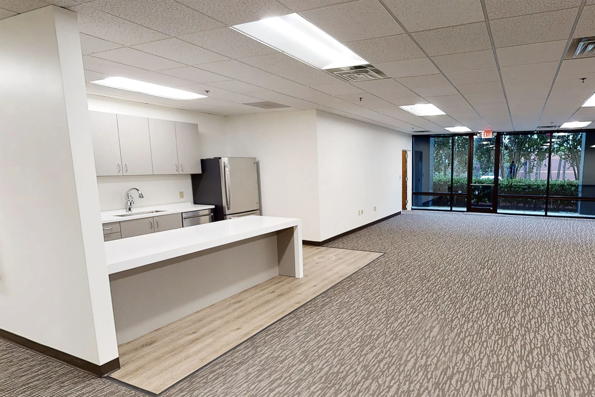 Suite 375 | Kitchen and Open Office