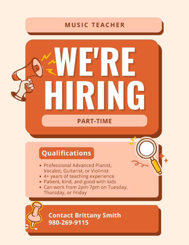 Faith Christian Music Studio — Music Teacher