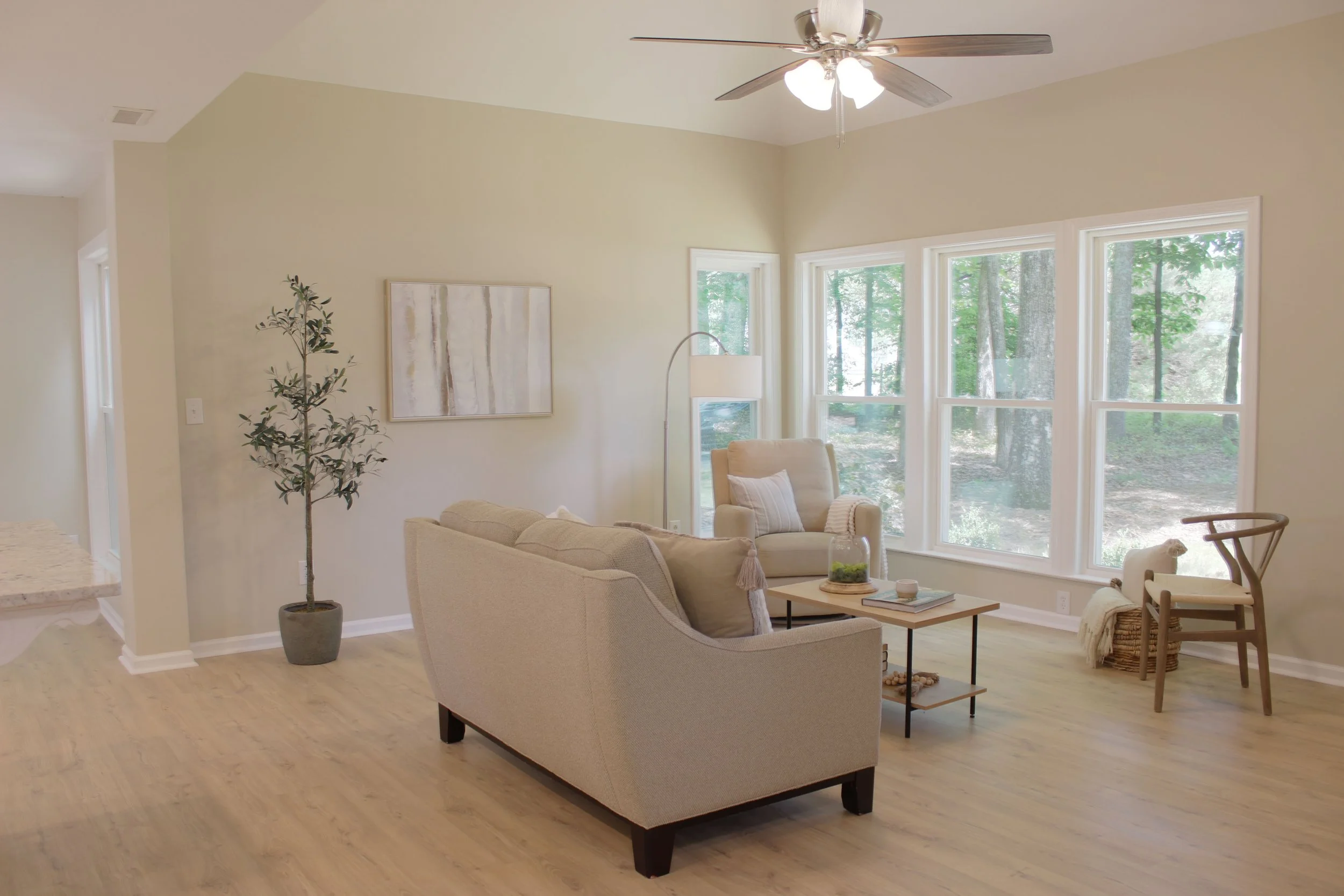 Living room from side