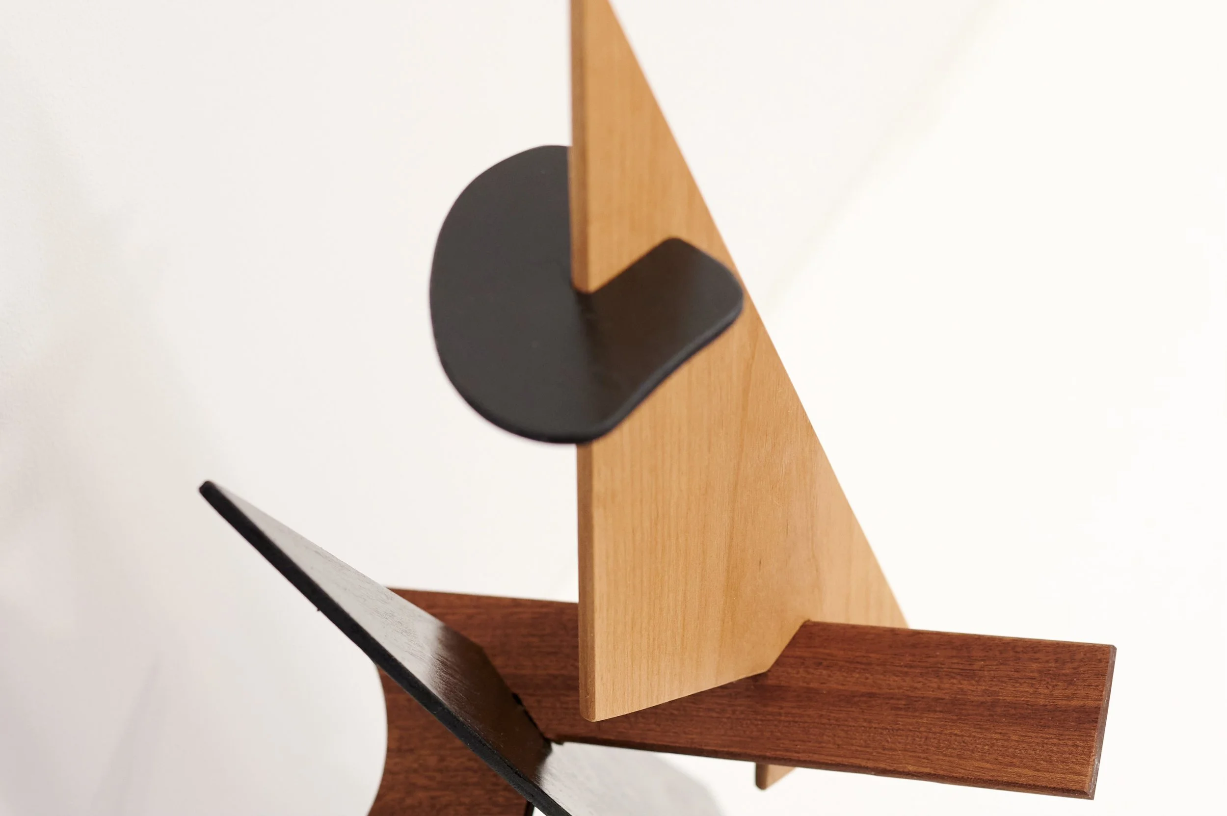 Untitled #1 (detail), 2025. Birch, bloodwood, ash