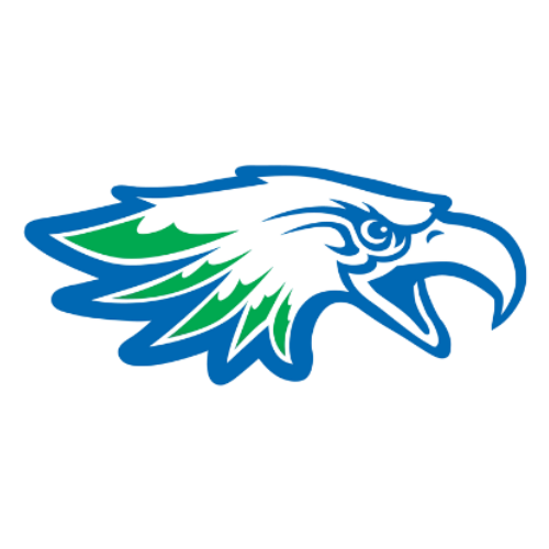 Blue and green abstract digital graphic