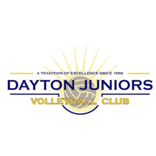 Rayton Juniors Volleyball Club logo with a volleyball graphic and text.