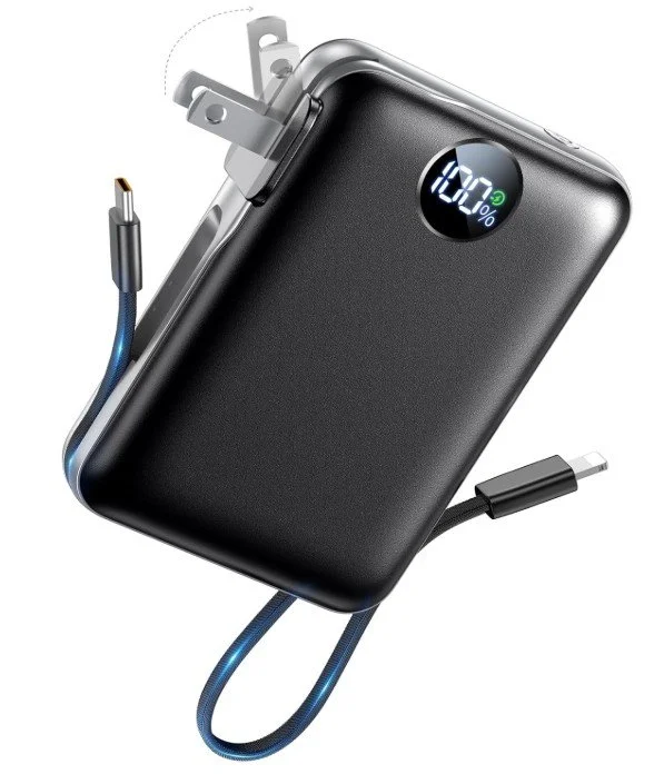 Portable Power Bank  
A birth can last much longer than expected. A fully charged power bank keeps your phone available for communication, navigation, notes, and contacting backup support.  

Recharge it after every birth so it is ready when your nex
