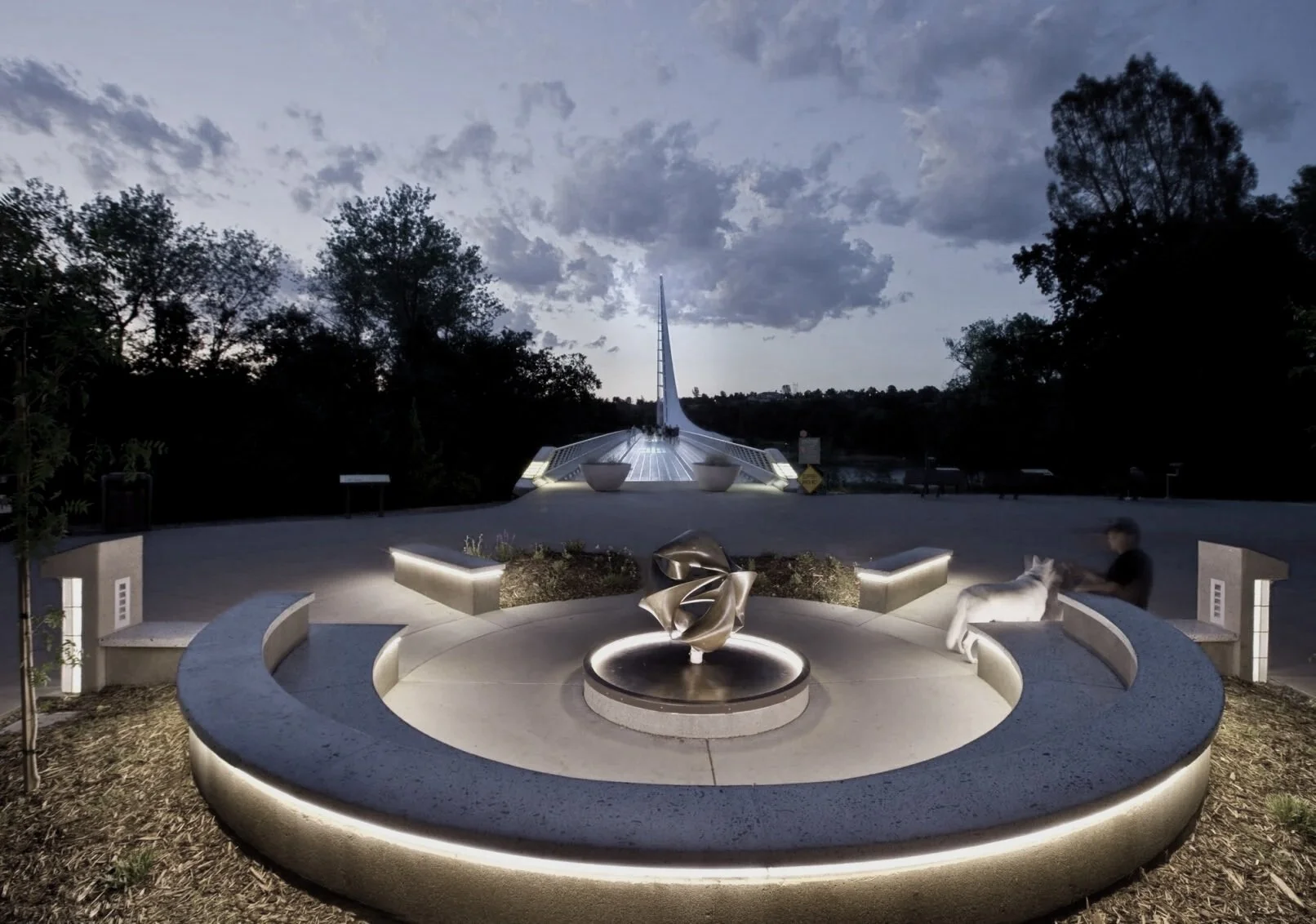 Domke Plaza at the Sundial Bridge