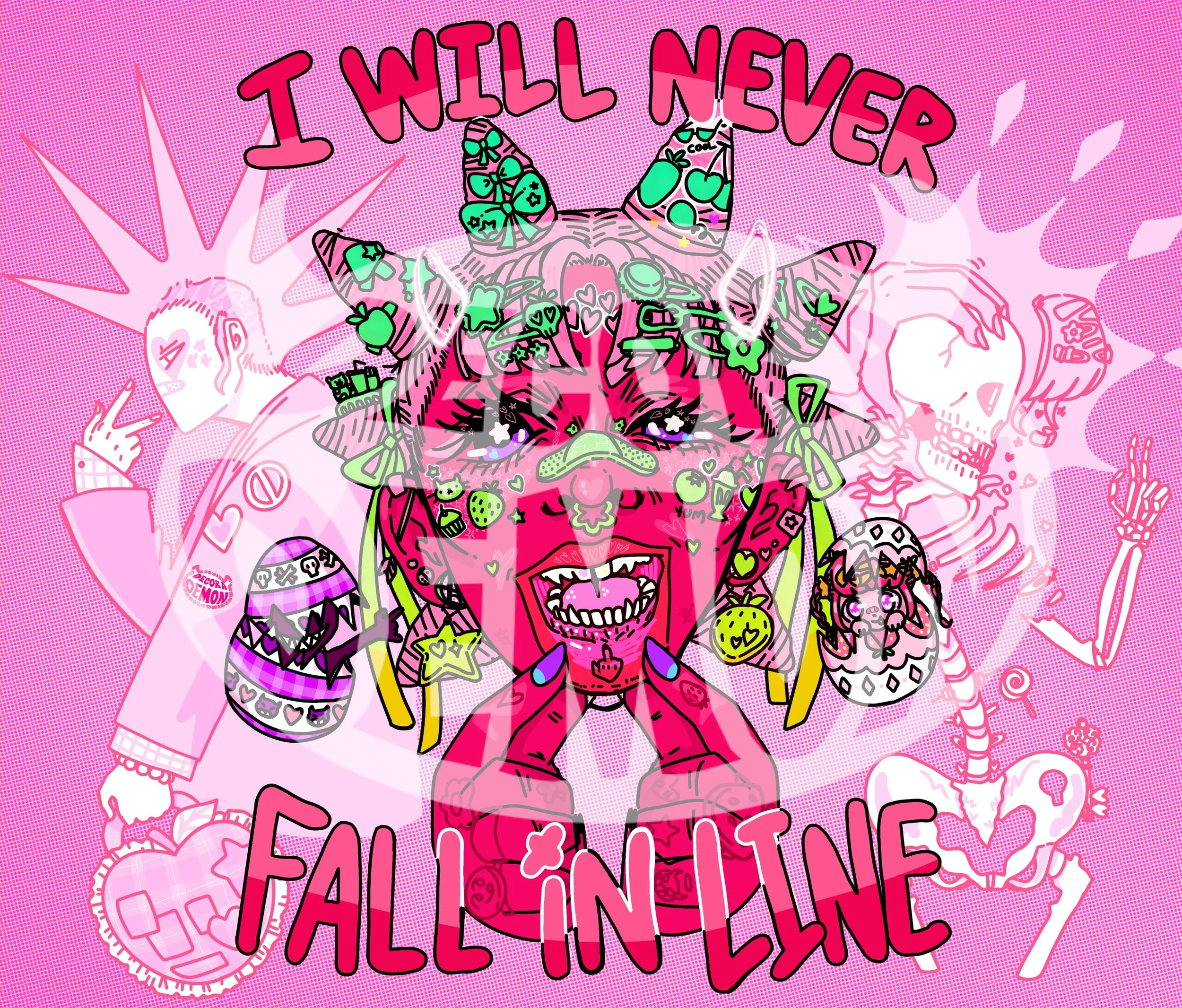 “Never Ever” procreate 2025