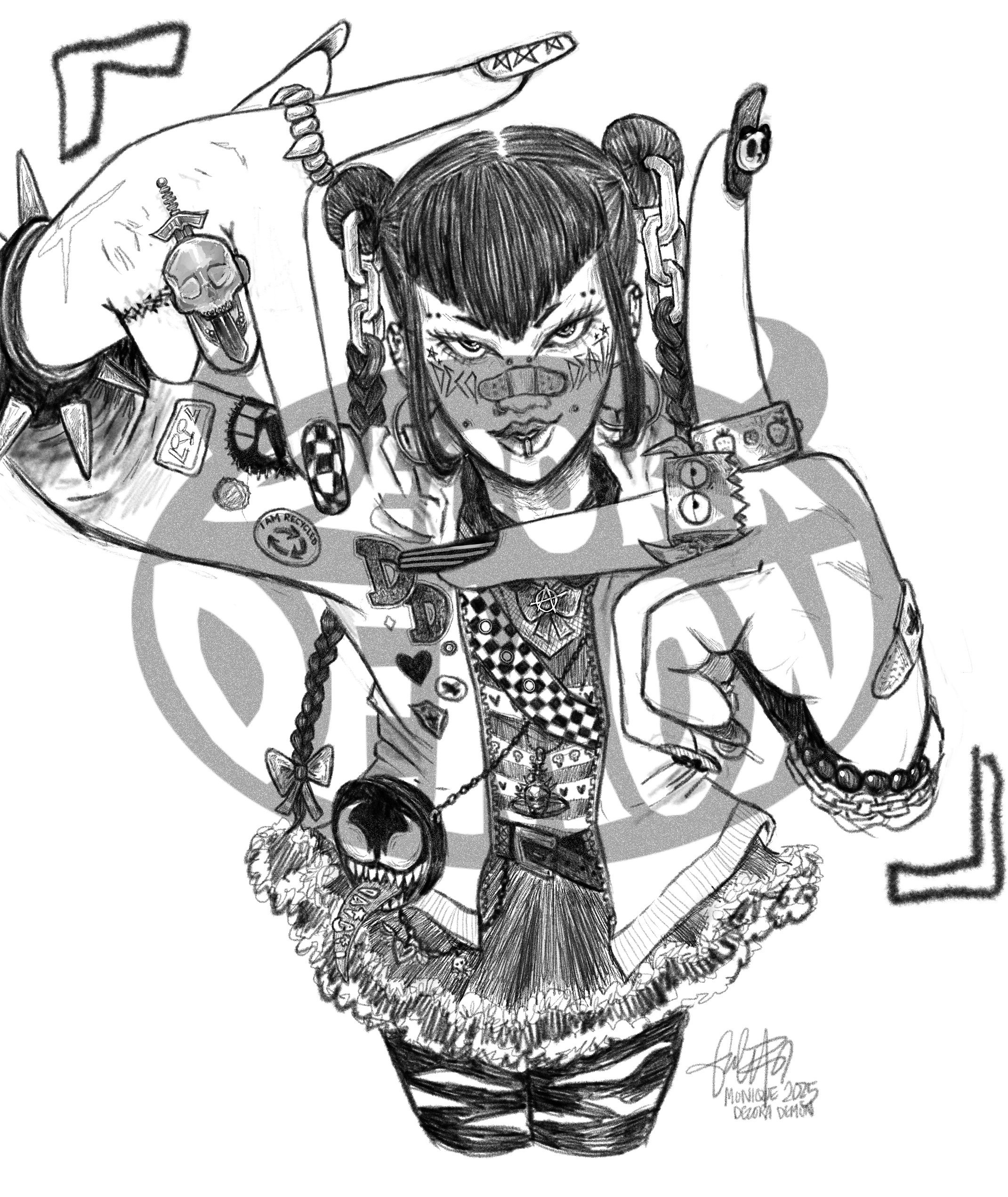 “Decora is Punk” procreate 2025