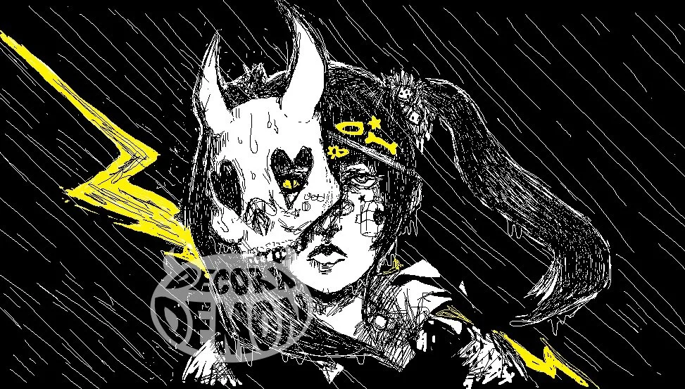 “Thunder” MS Paint, 2019