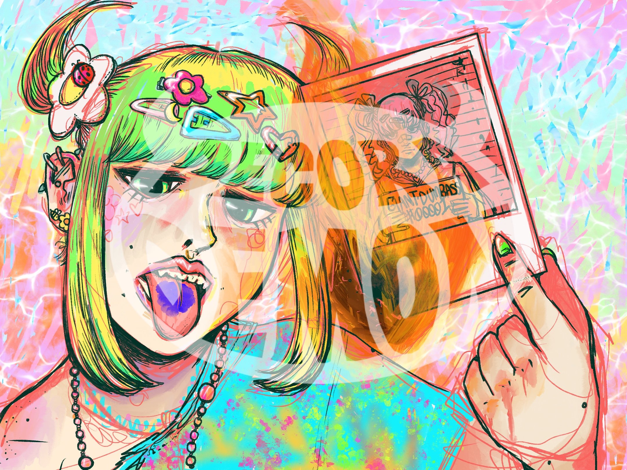 “Self Reflections” procreate 2022