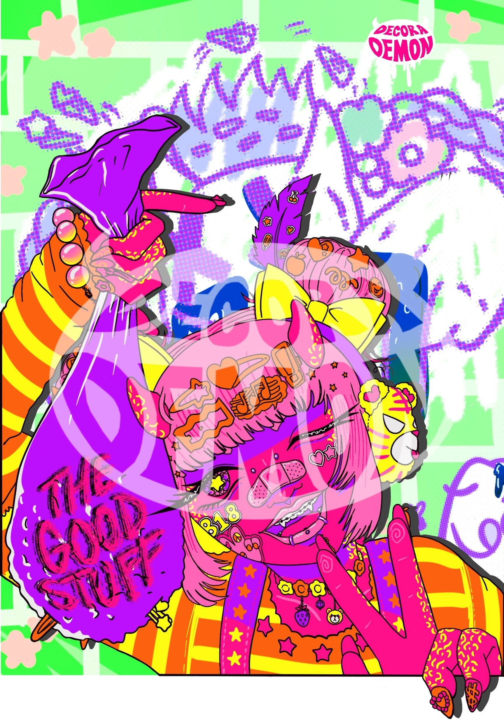 “Put it in the Bag” procreate 2024