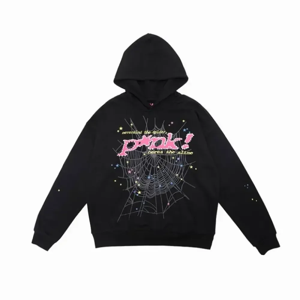 Sp5der hoodie Black