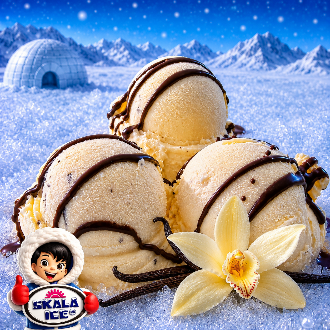 1/2 Litro de Nieve Tradicional