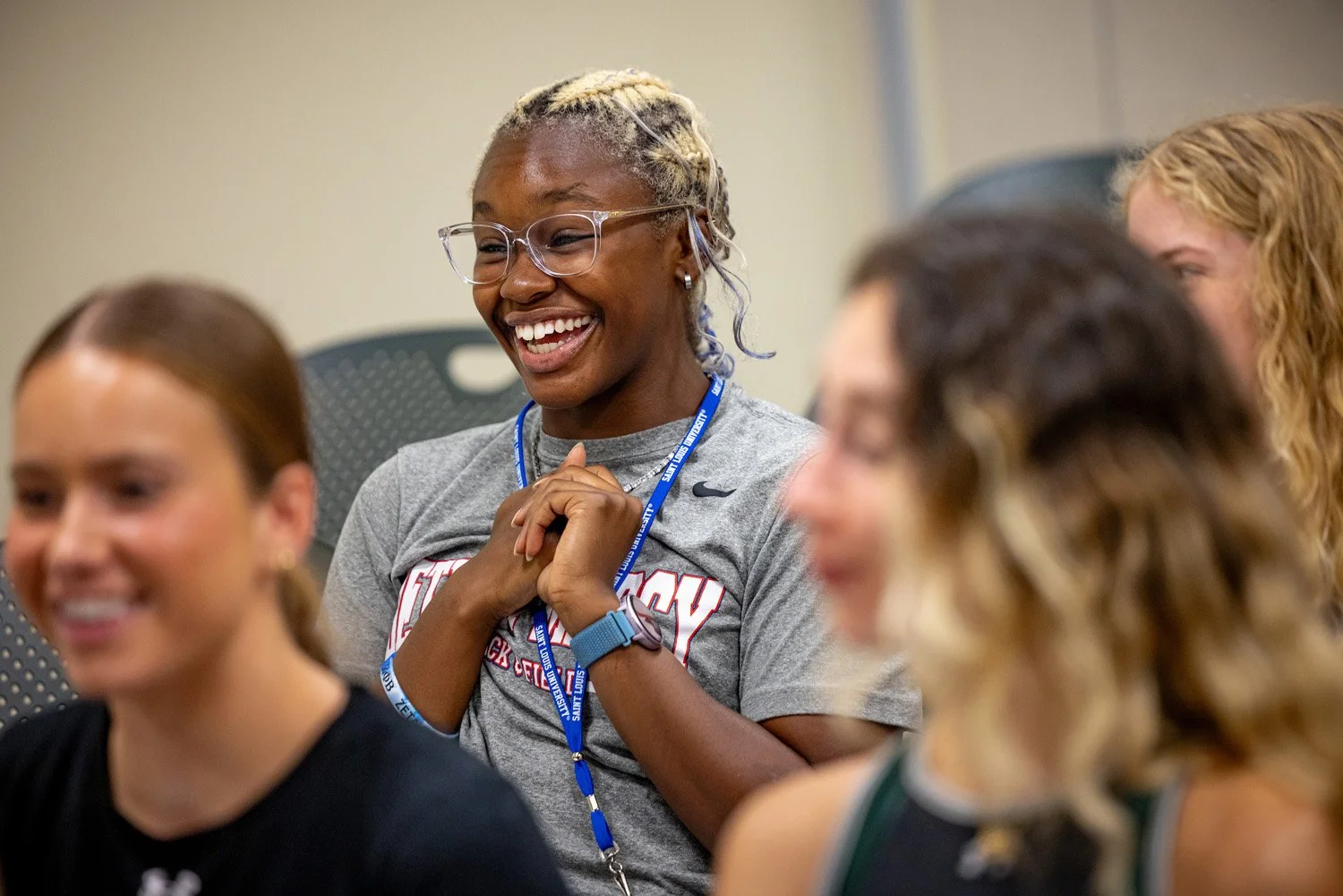 AJCU students in a meeting