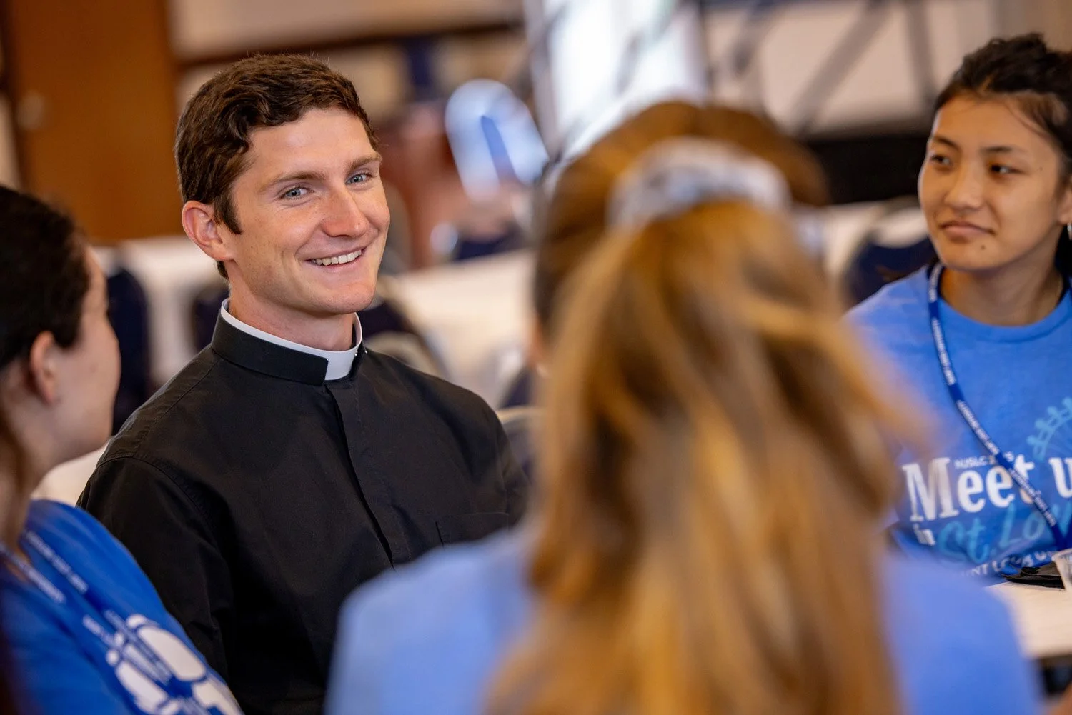 AJCU students in conversation