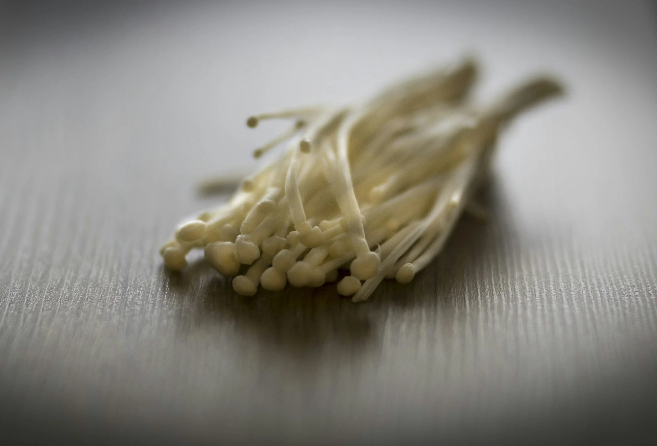 Enoki mushrooms