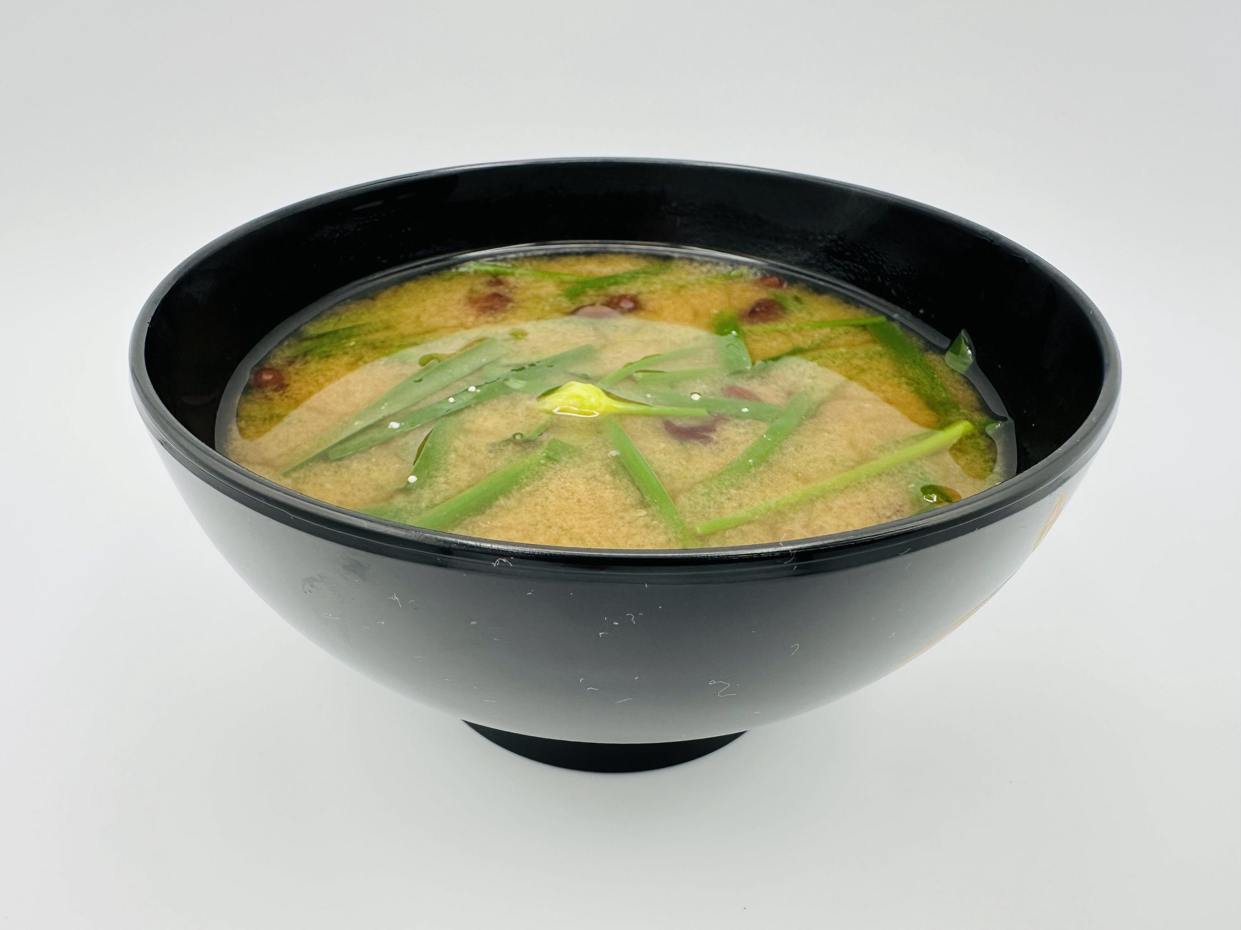A bowl of natto miso soup