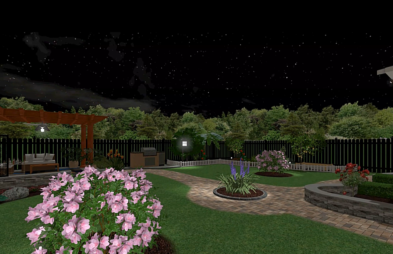 Lighting rendering view