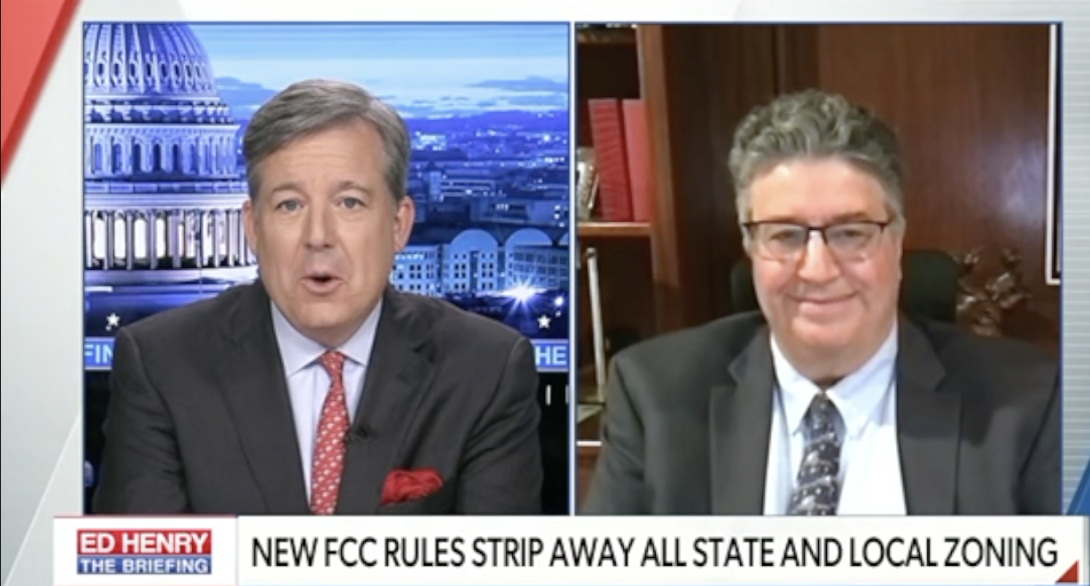The FCC is Overstepping Its Authority - FCC Seeks to Erode State and Local Zoning Control Over Cell Tower Siting — Attorney Berg Interviewed by Ed Henry 