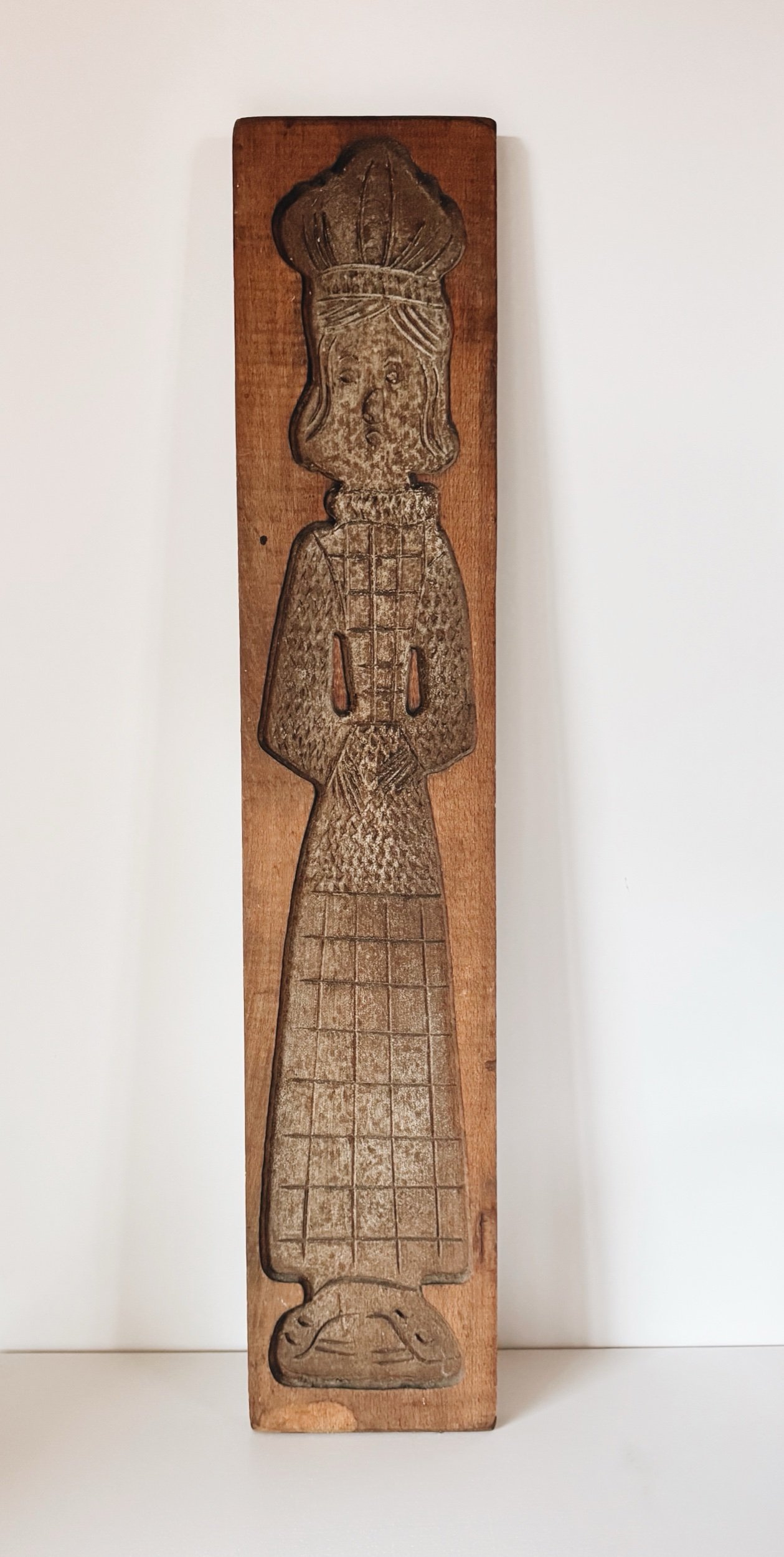 vintage Spekulatius mold made of wood