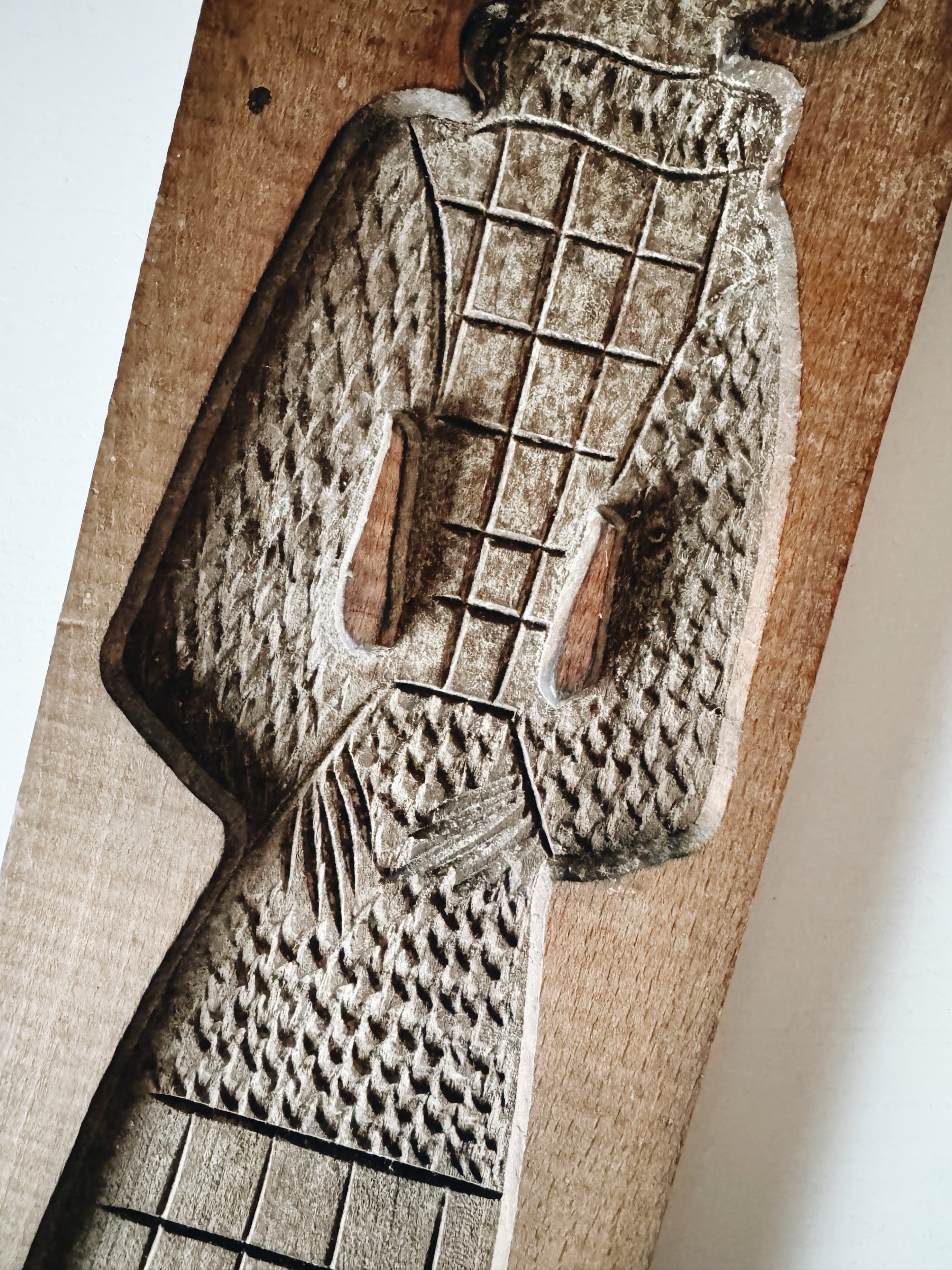 vintage Spekulatius mold made of wood