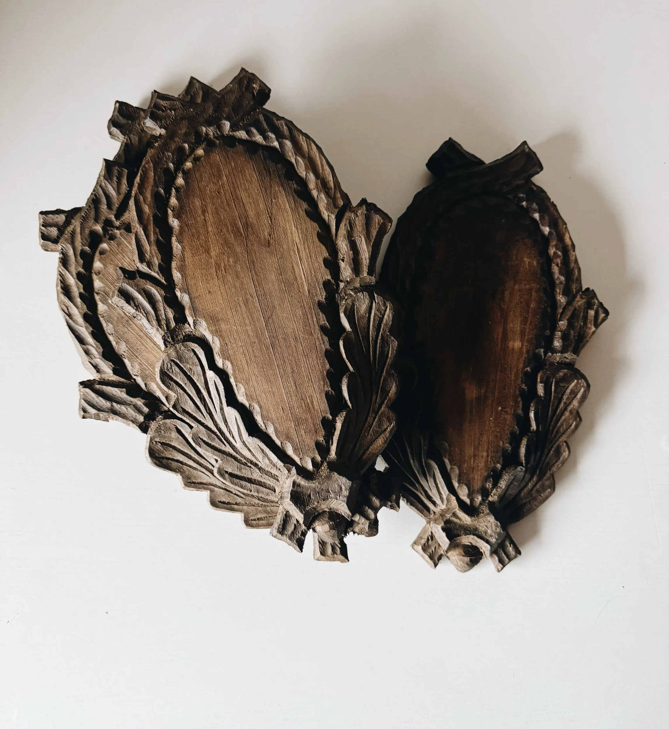 handgeschnitztes geweihschild