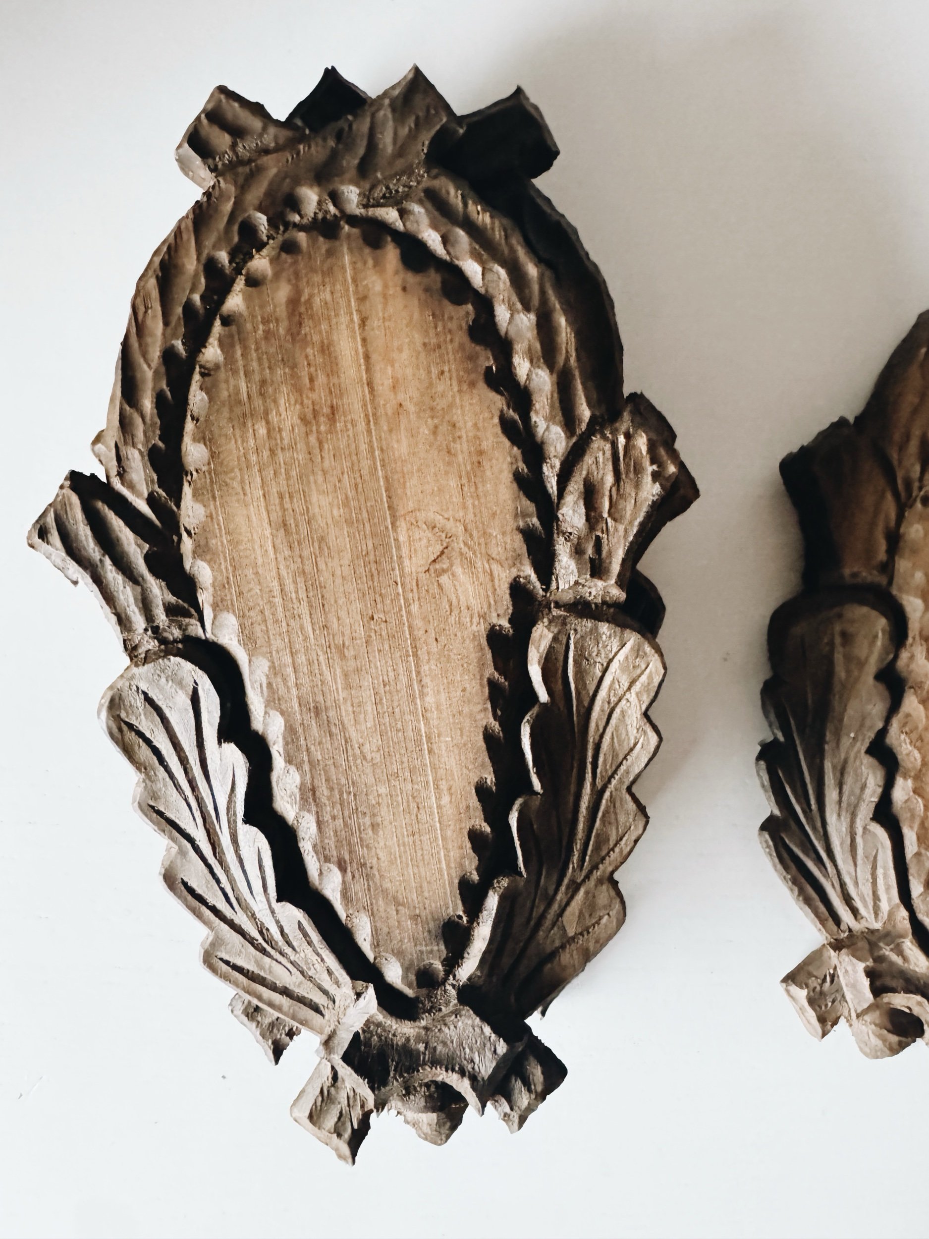 handcarved plaque wood