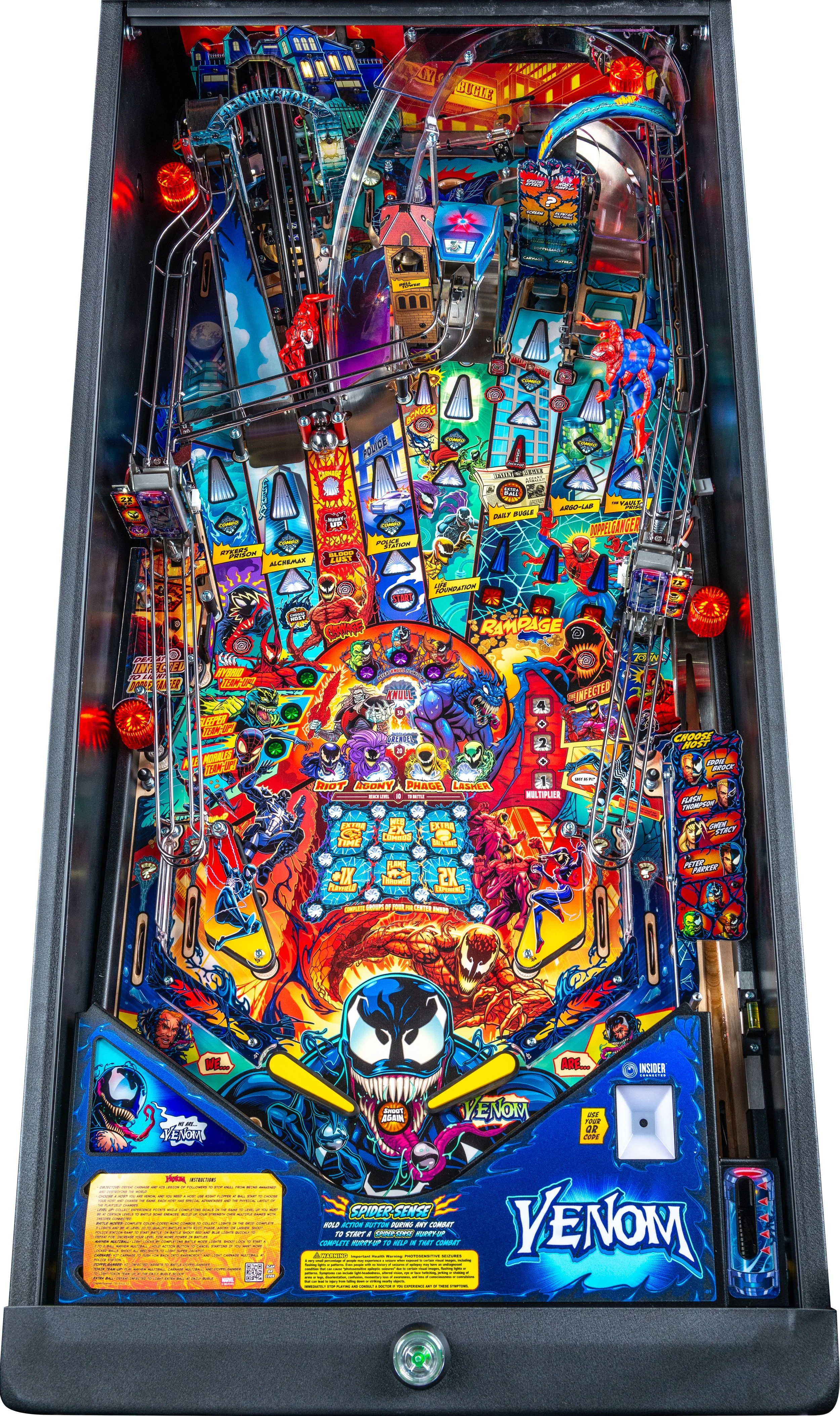 Venom Premium Pinball Play Field