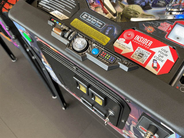 Lior Art of Pinball Star Wars Action Button Sculpt Mod Video GIF