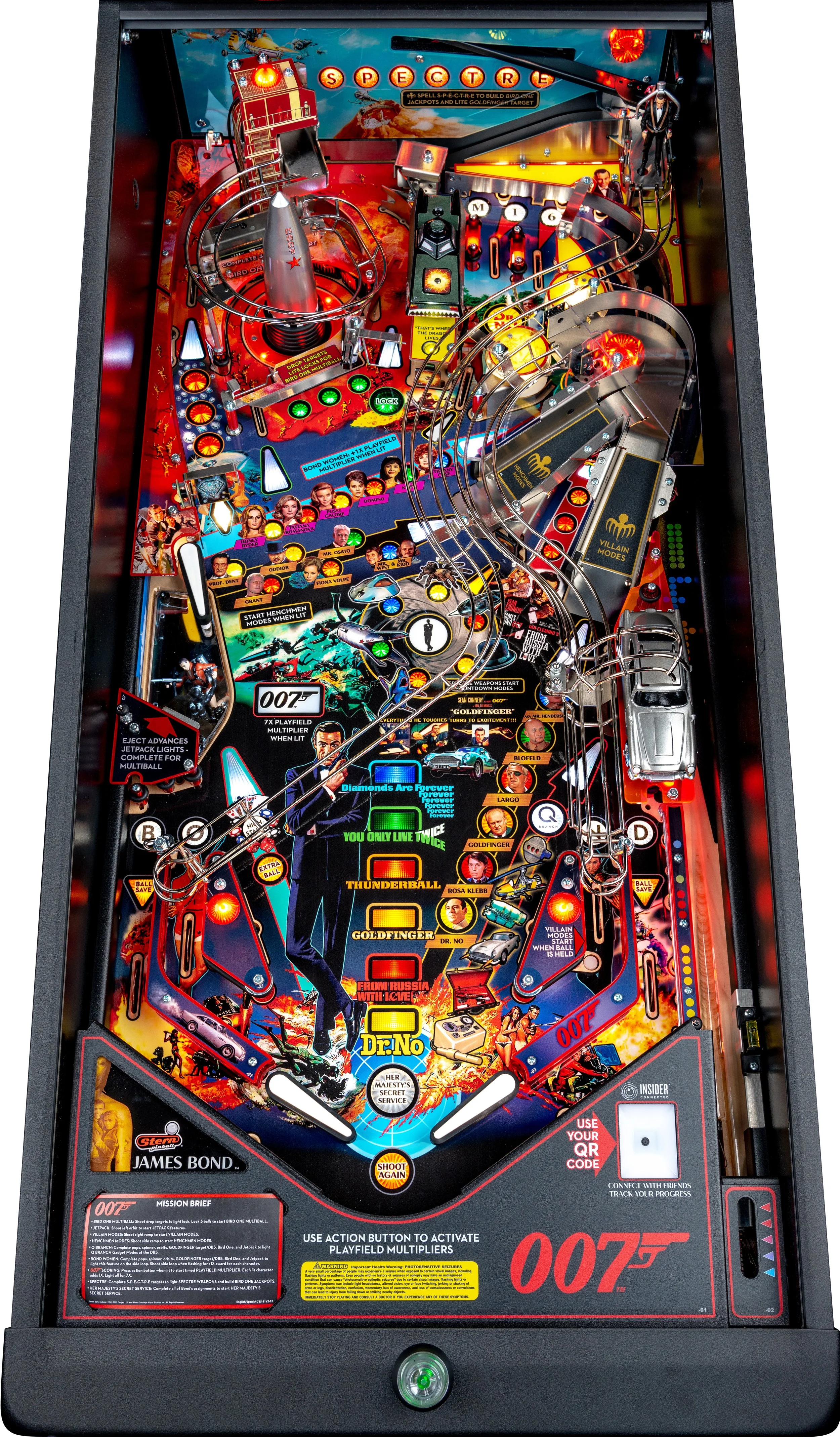 James Bond Premium Pinball Play Field