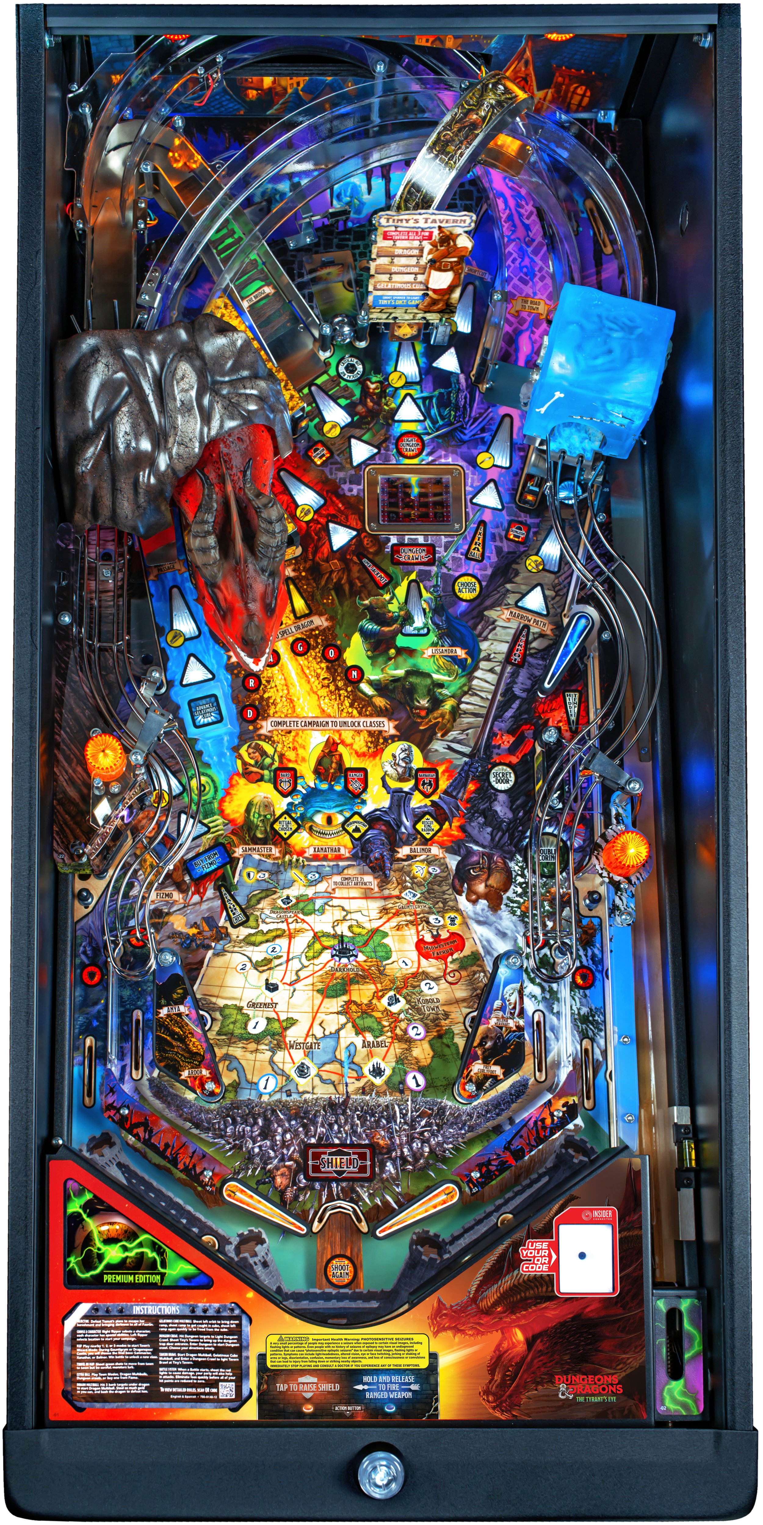 Dungeon Premium Pinball Playfield