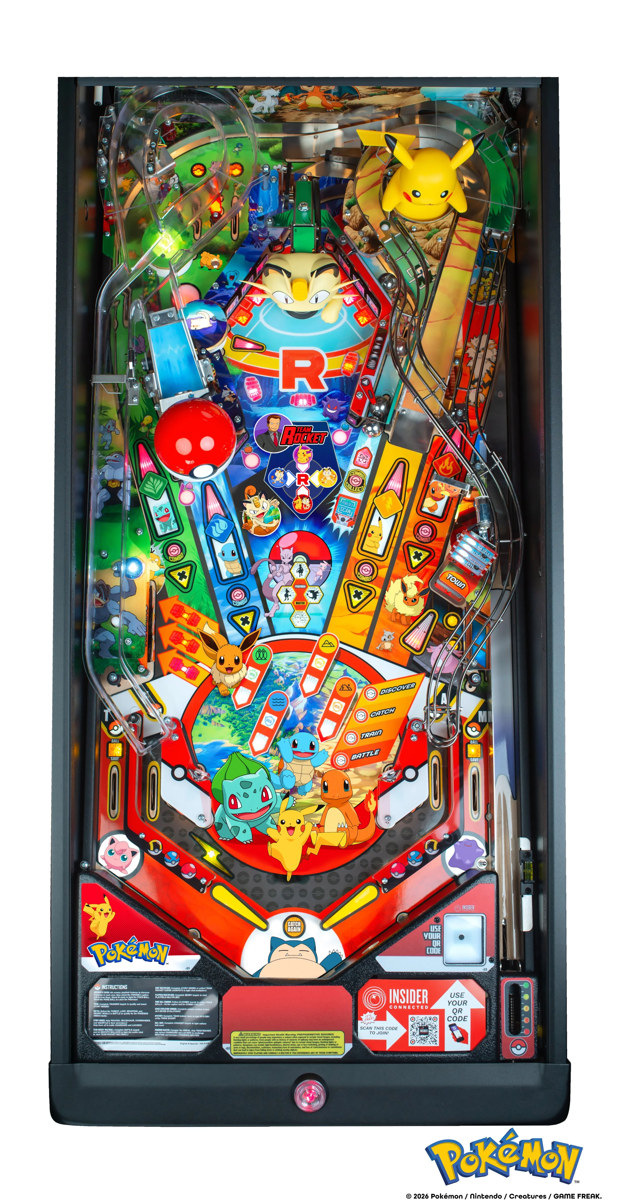 Pokémon Pro Pinball Playfield