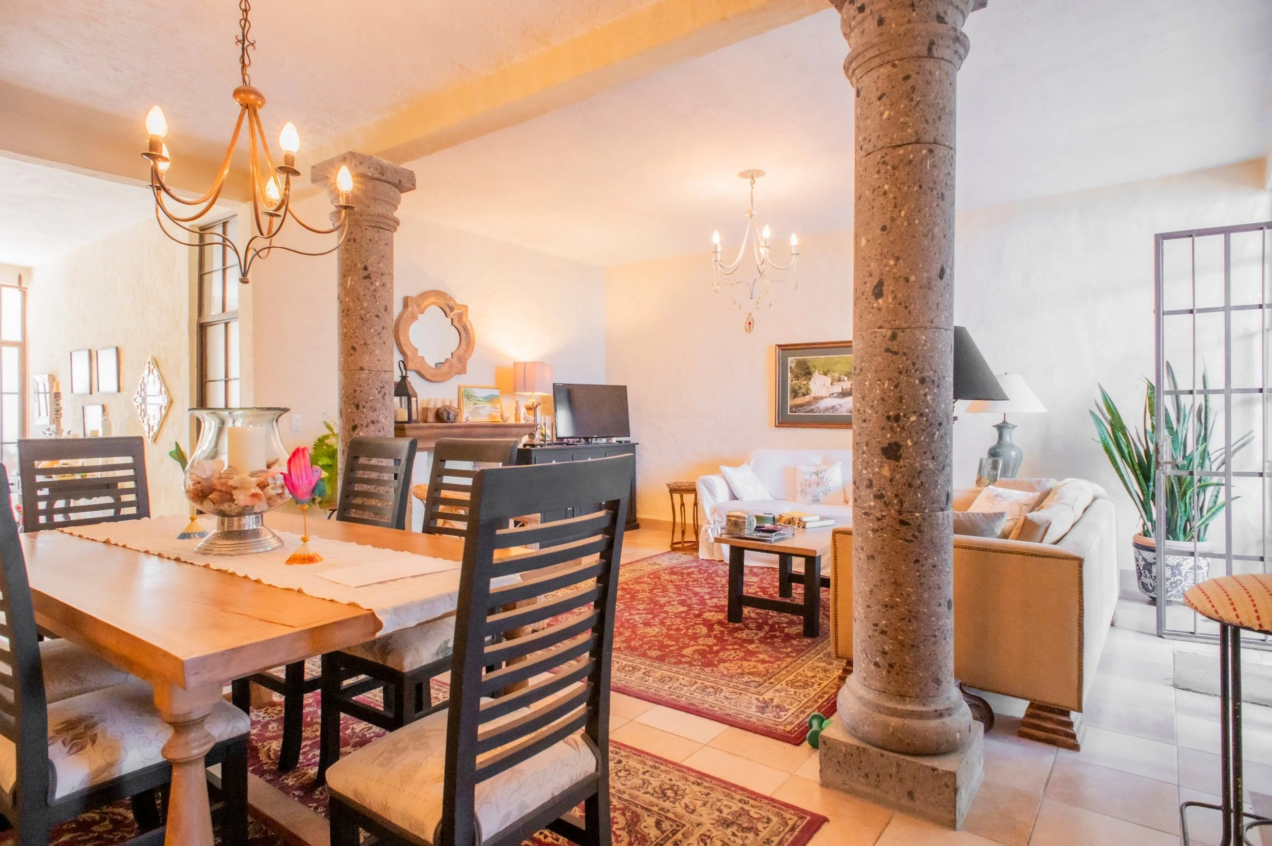 Dining and living room Casa Vasco San Miguel