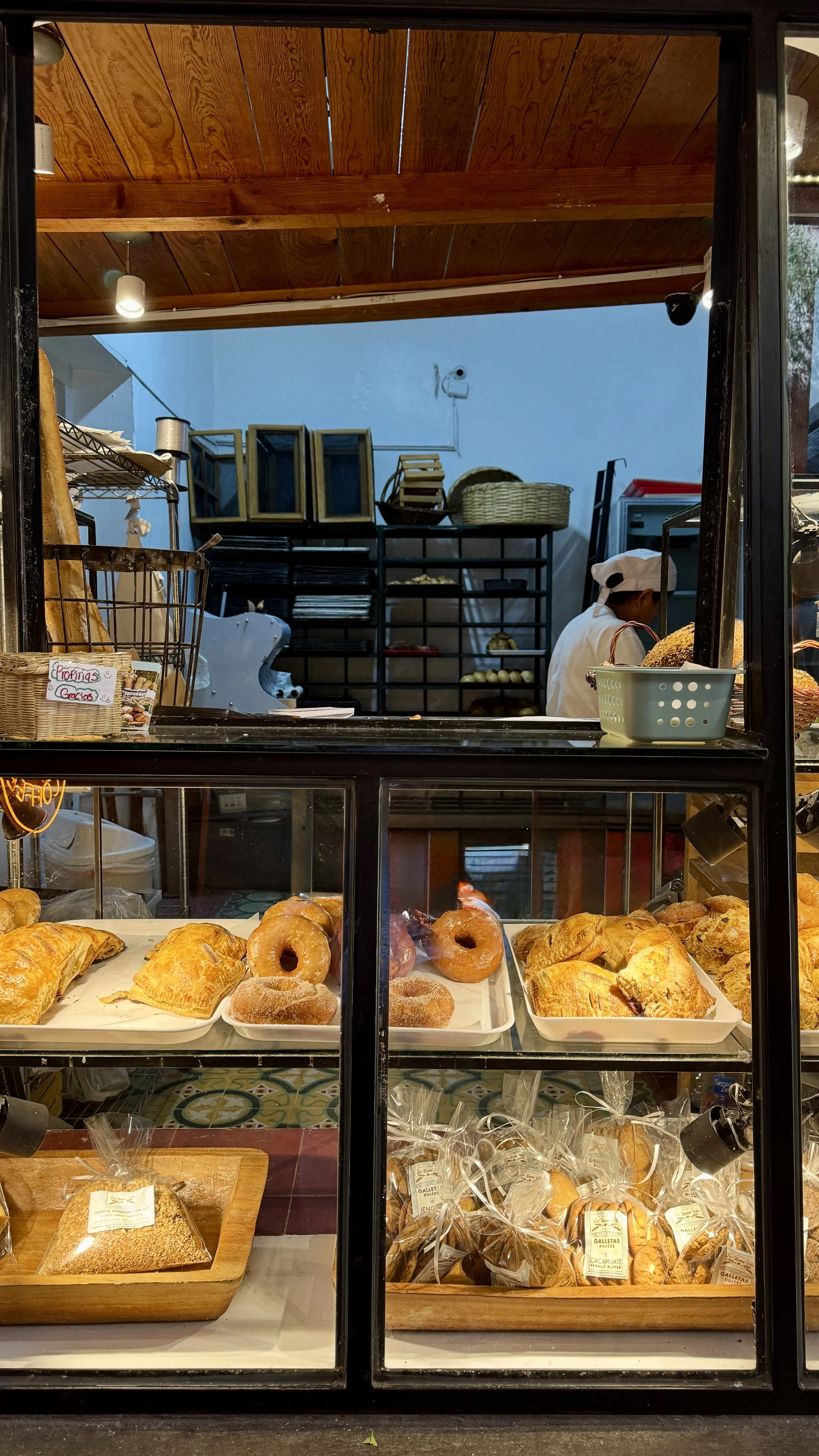 Panadería La Buena Vida bakery famous for doughnuts in San Miguel de Allende