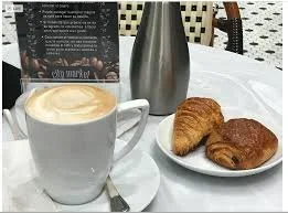 Coffee and pastries at City Market café in San Miguel de Allende