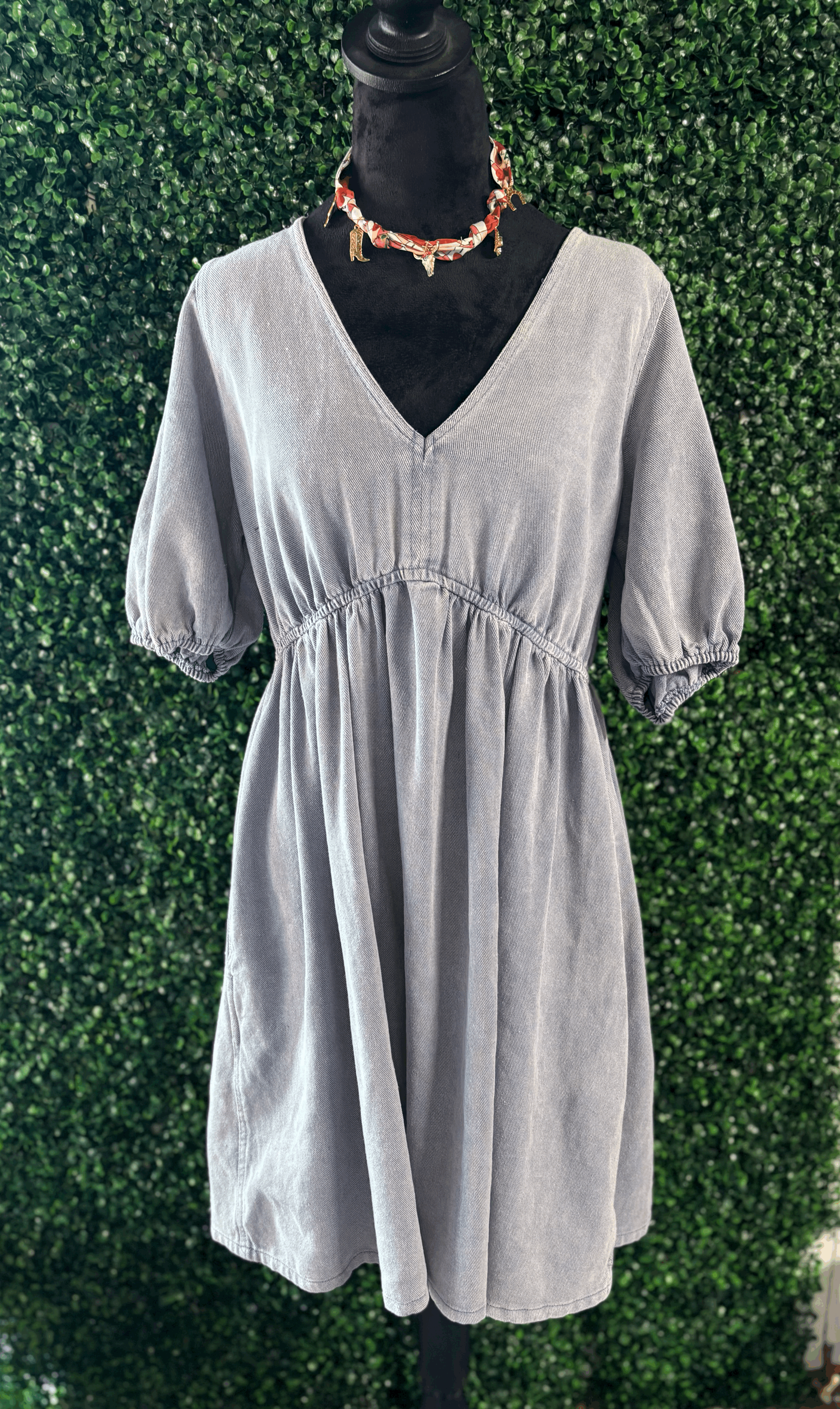 She + Sky Denim Dress