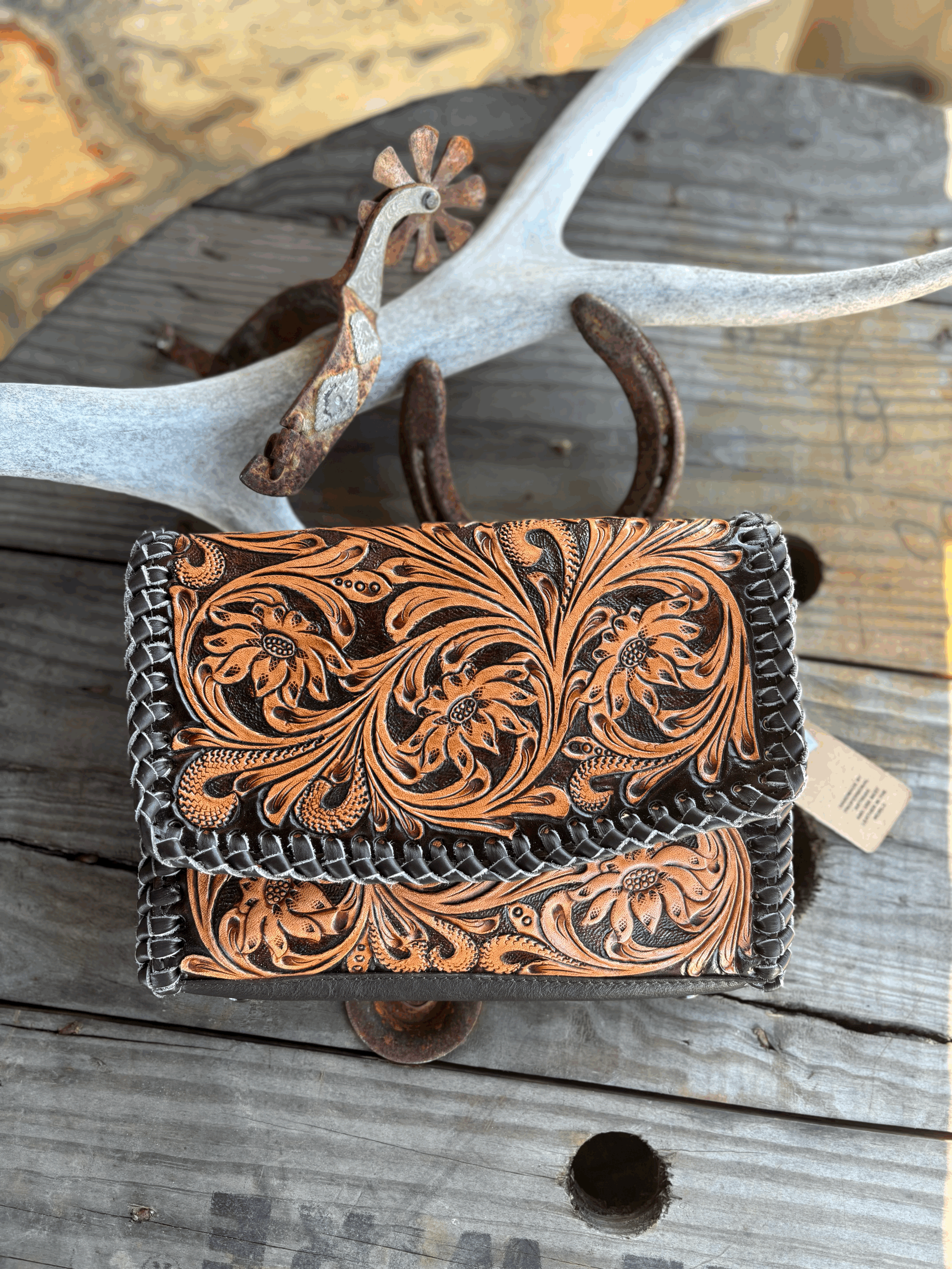 Tooled Clutch/Crossbody