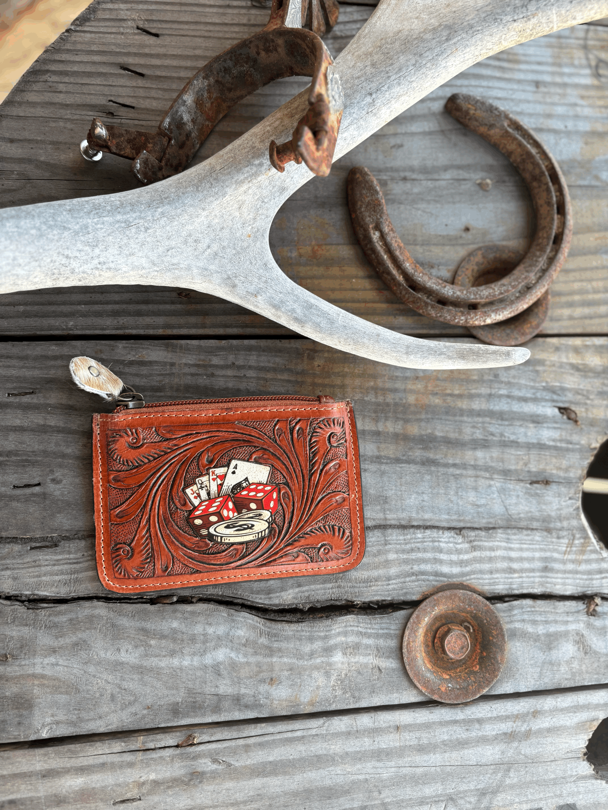 Leather/Cowhide Mini Wallet