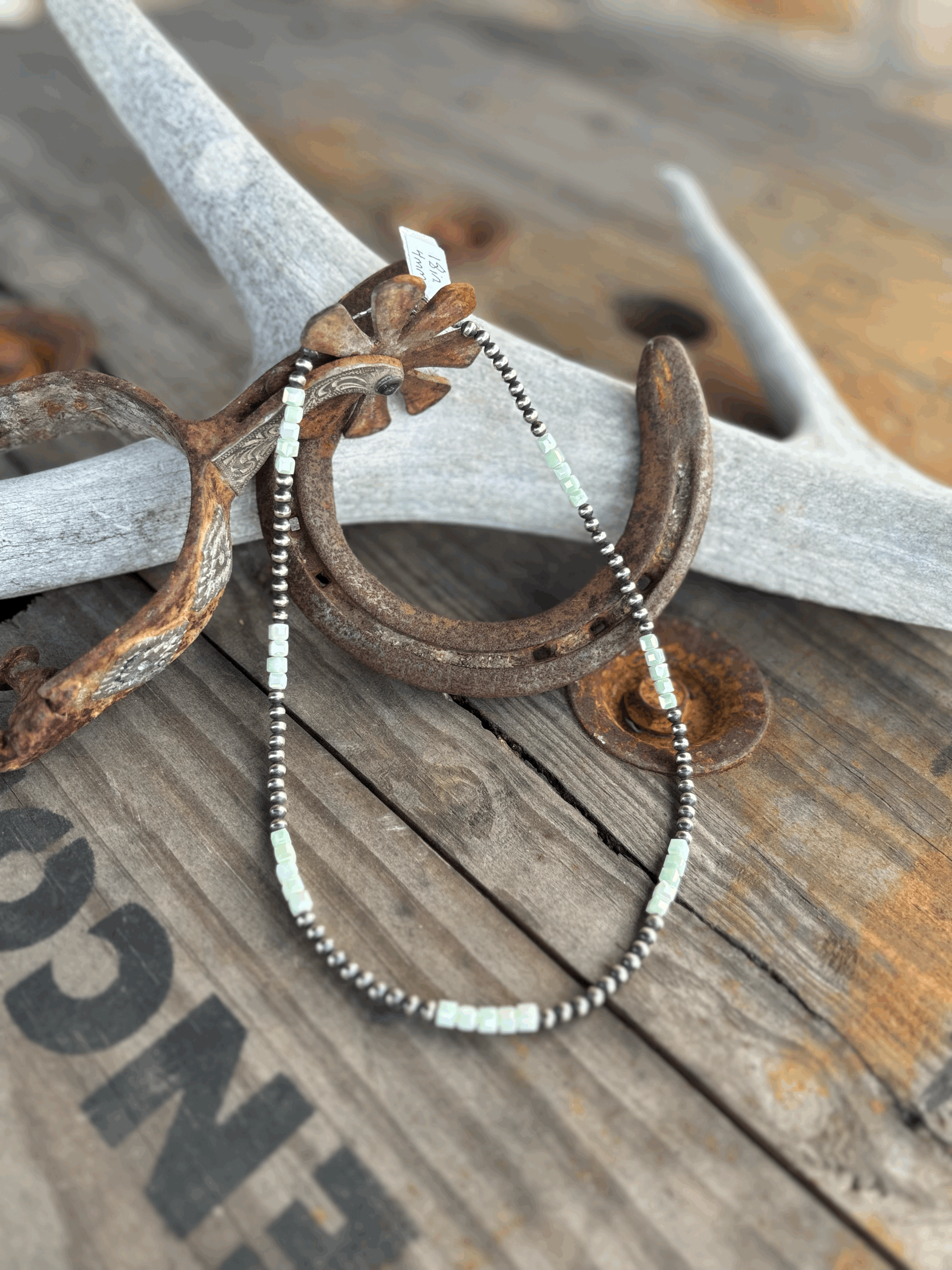 Winter Wonderland Navajo Pearl Necklace