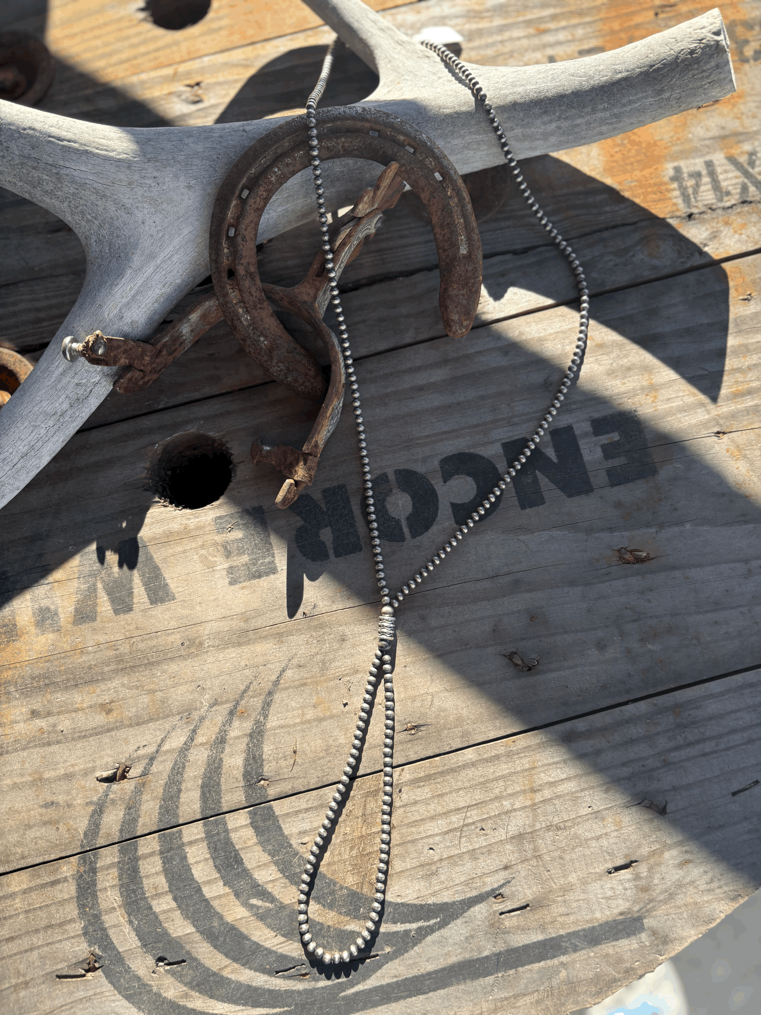 Larait Rope 42 inches long with 4mm and 6mm pears